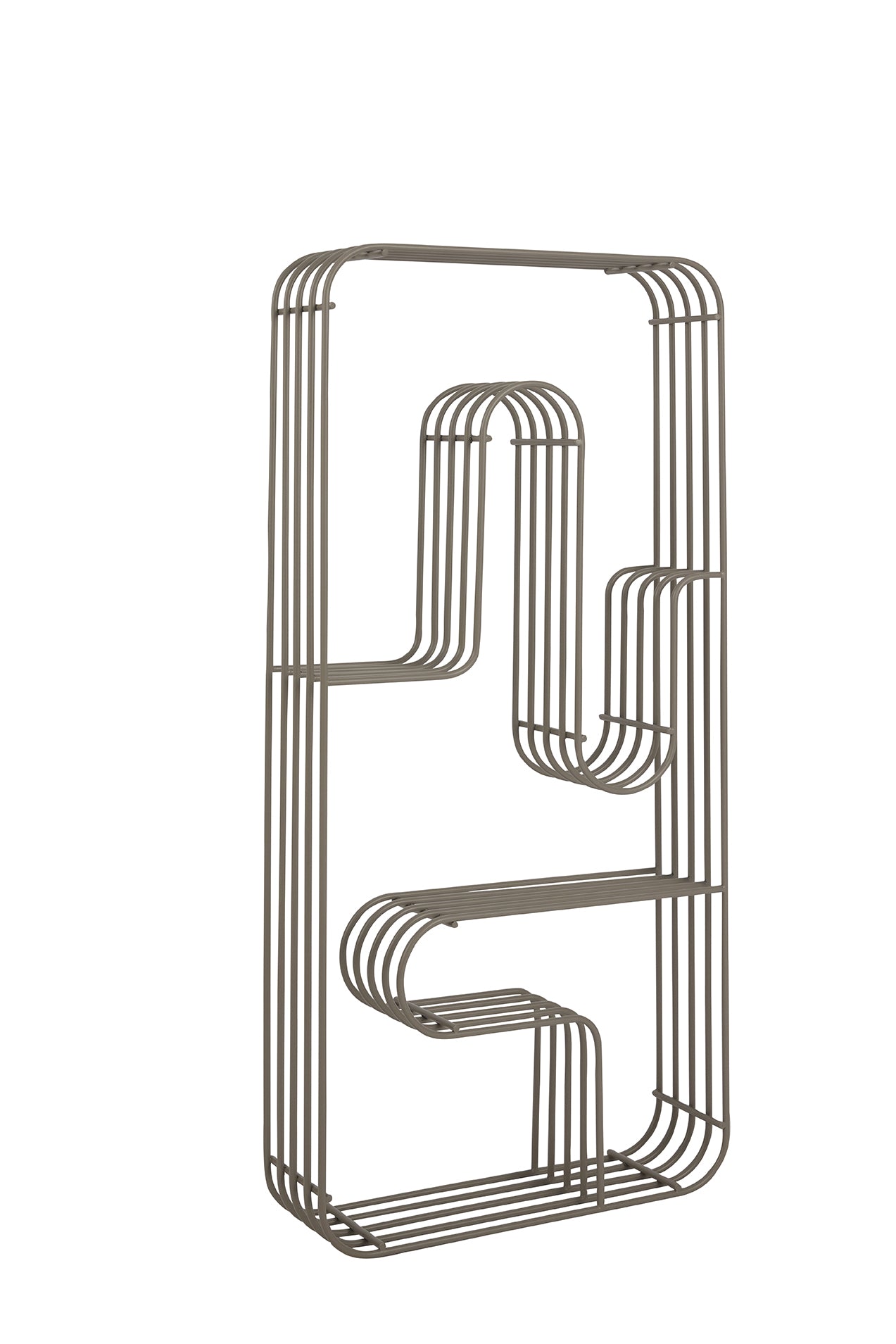 Wandregal CURVA taupe