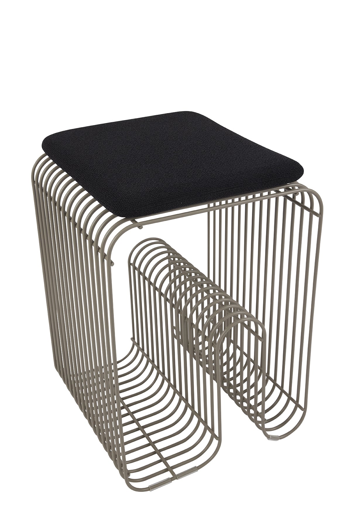 CURVA Anthracite Boucle Seat Cushion