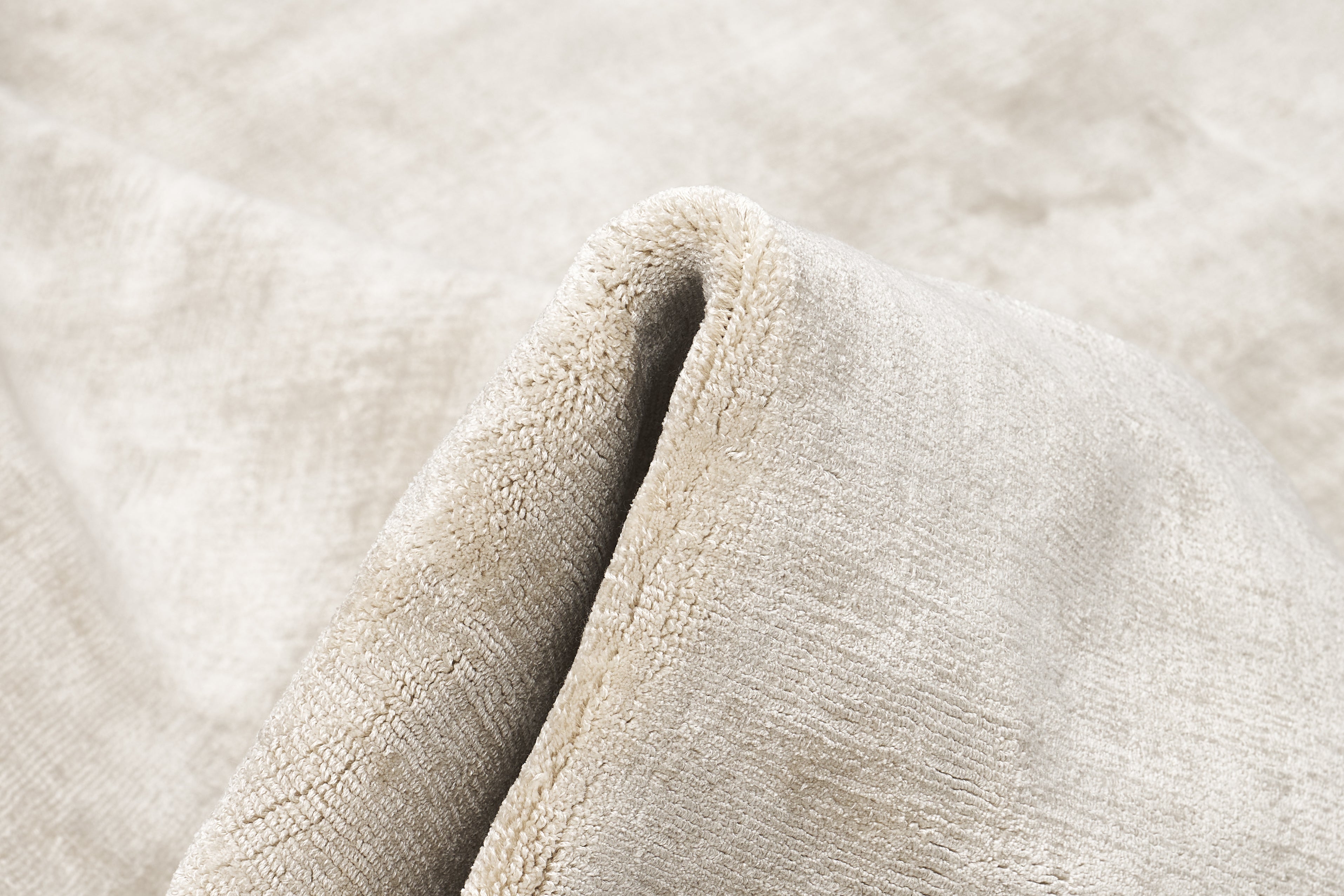 Runder Teppich DESERT cremefarben