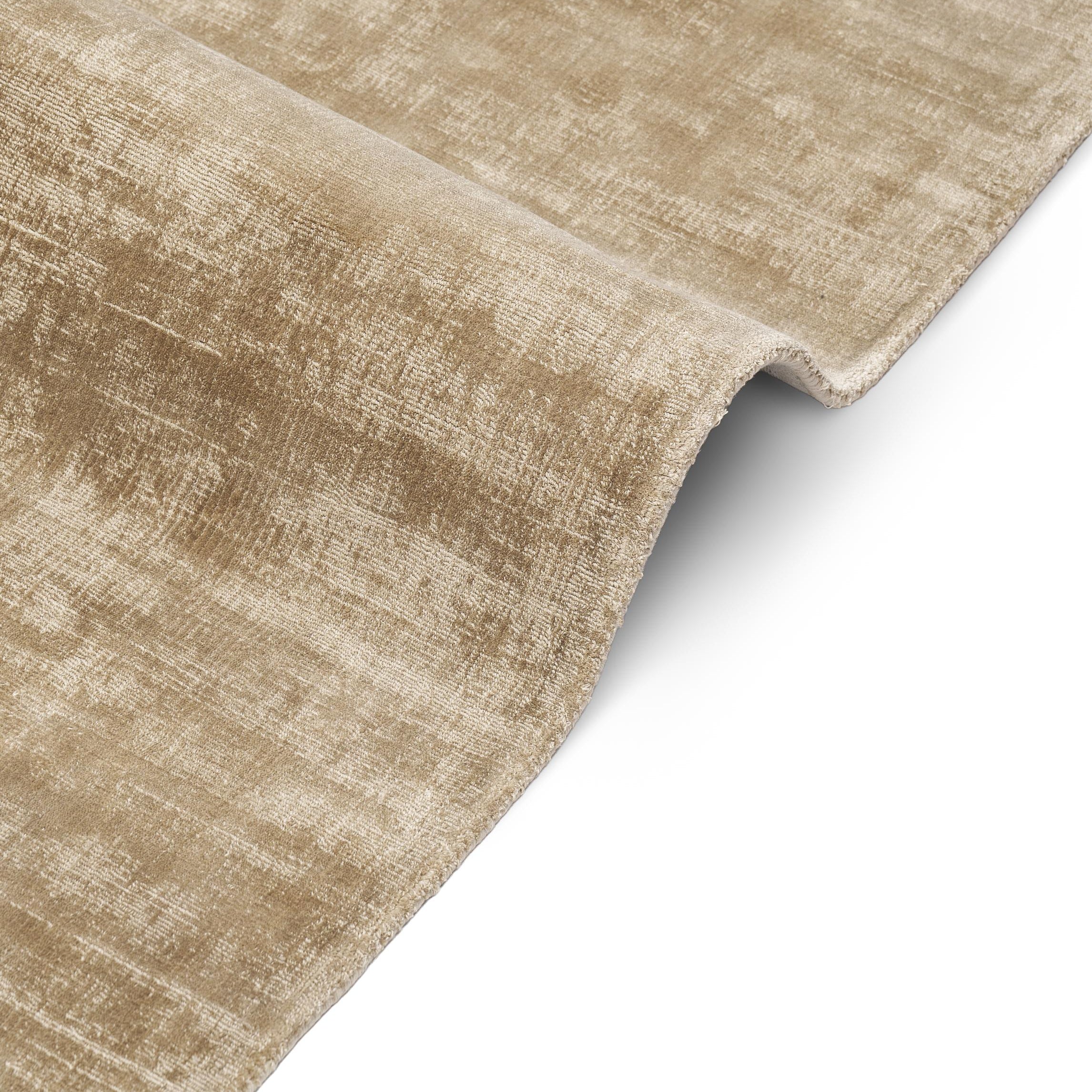 Runder Teppich DESERT dunkelbeige