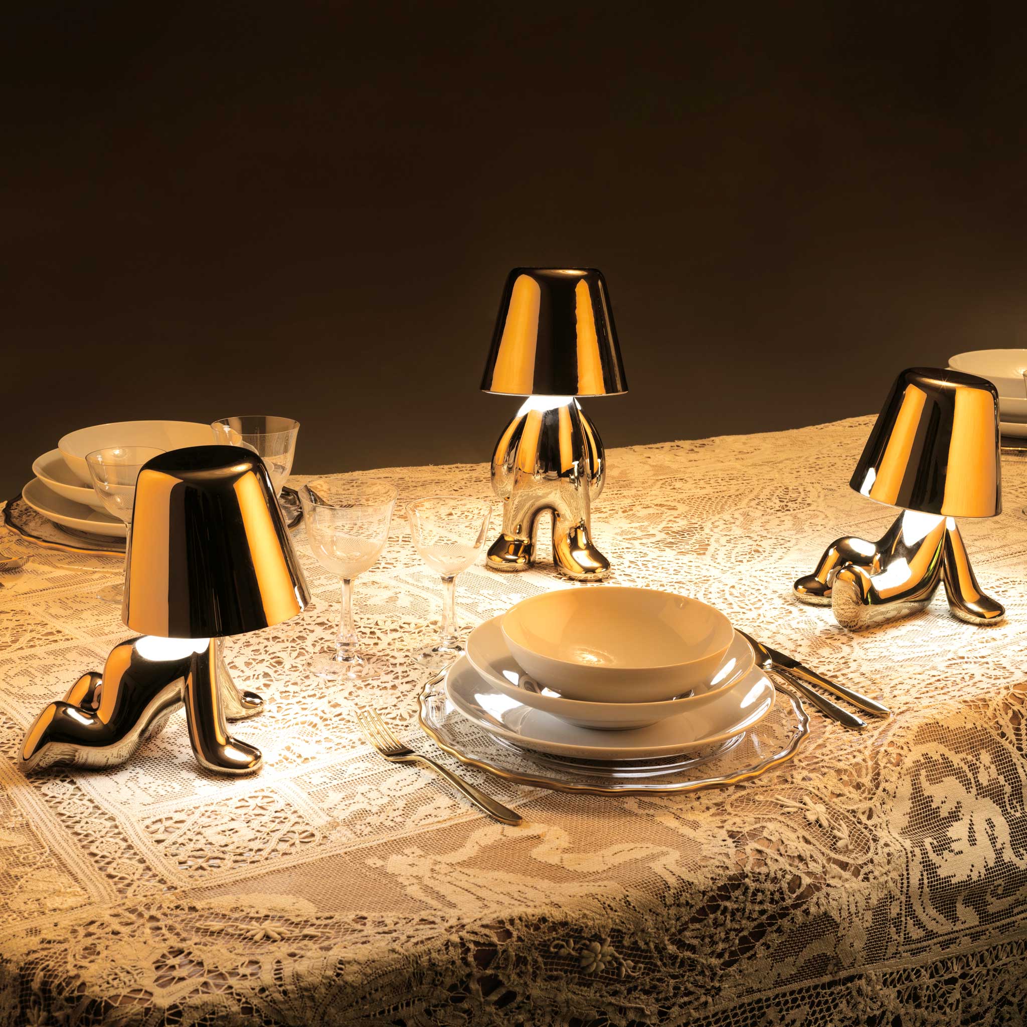 Lampe GOLDEN BROTHERS - BOB gold