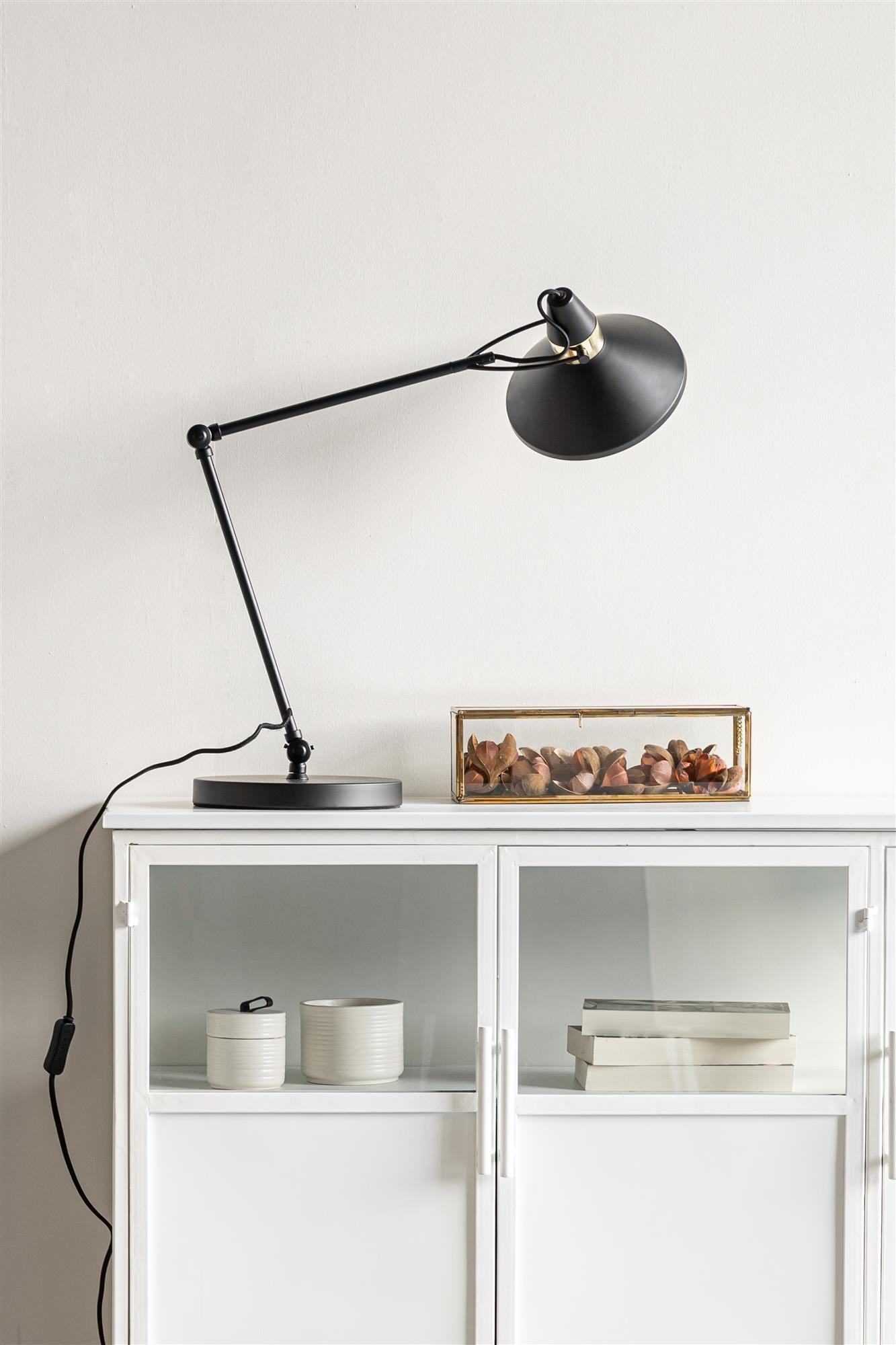 Schreibtischlampe JONA schwarz