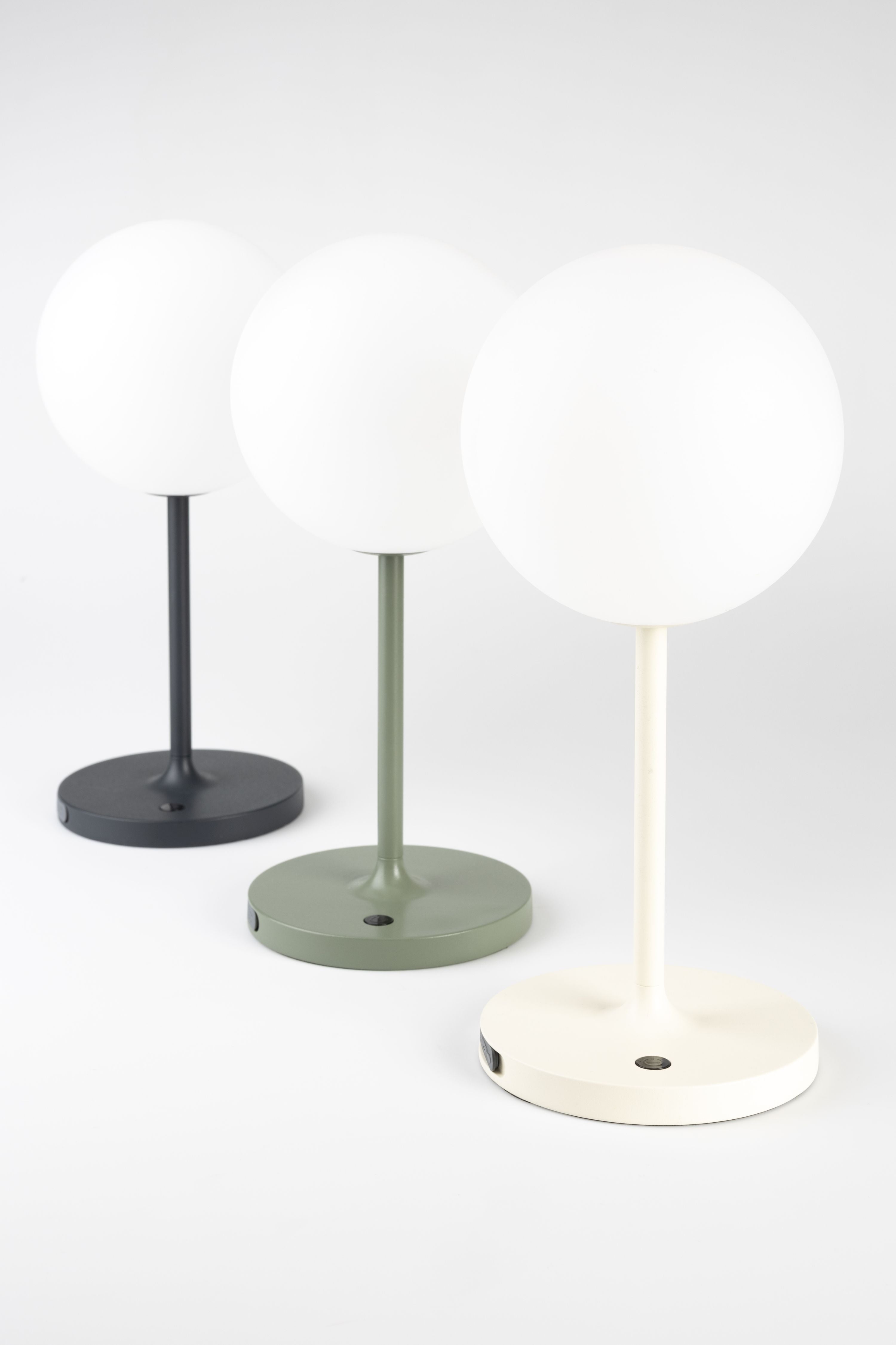 Table Lamp Hub Blue White Label Living Eye on Design