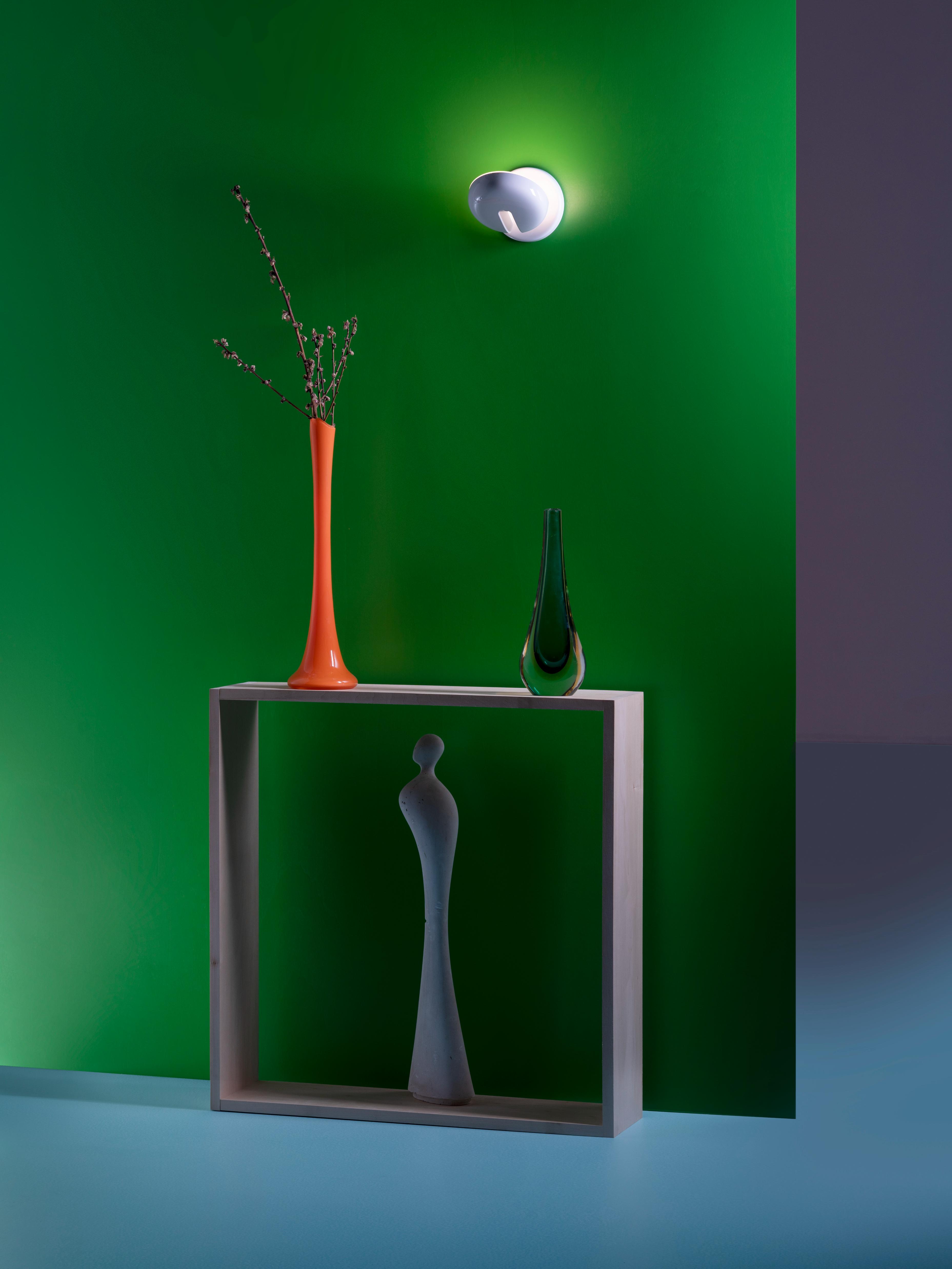 Lampa ścienna CABRIOLETTE połyskujący biały