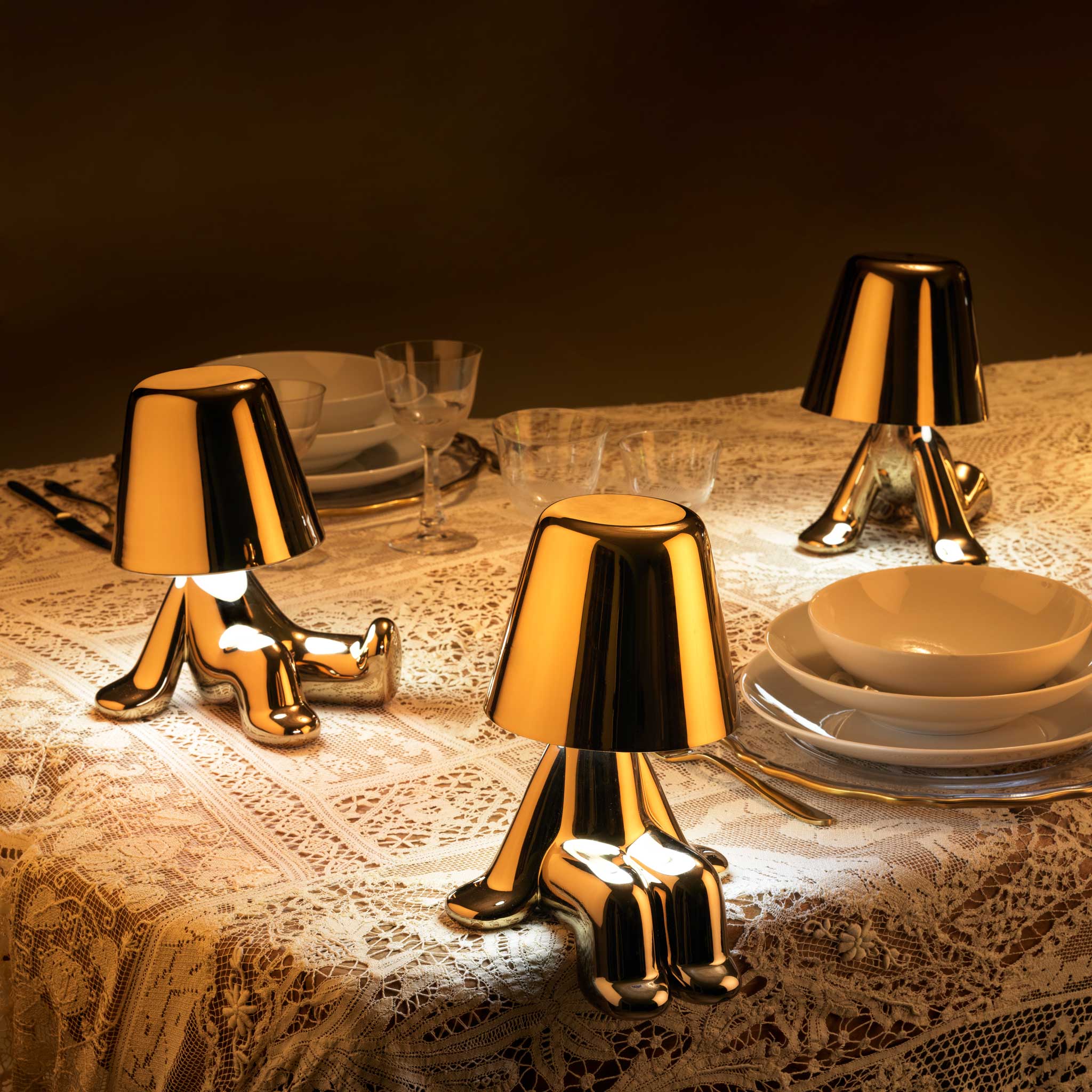 Lampe GOLDEN BROTHERS - BOB gold