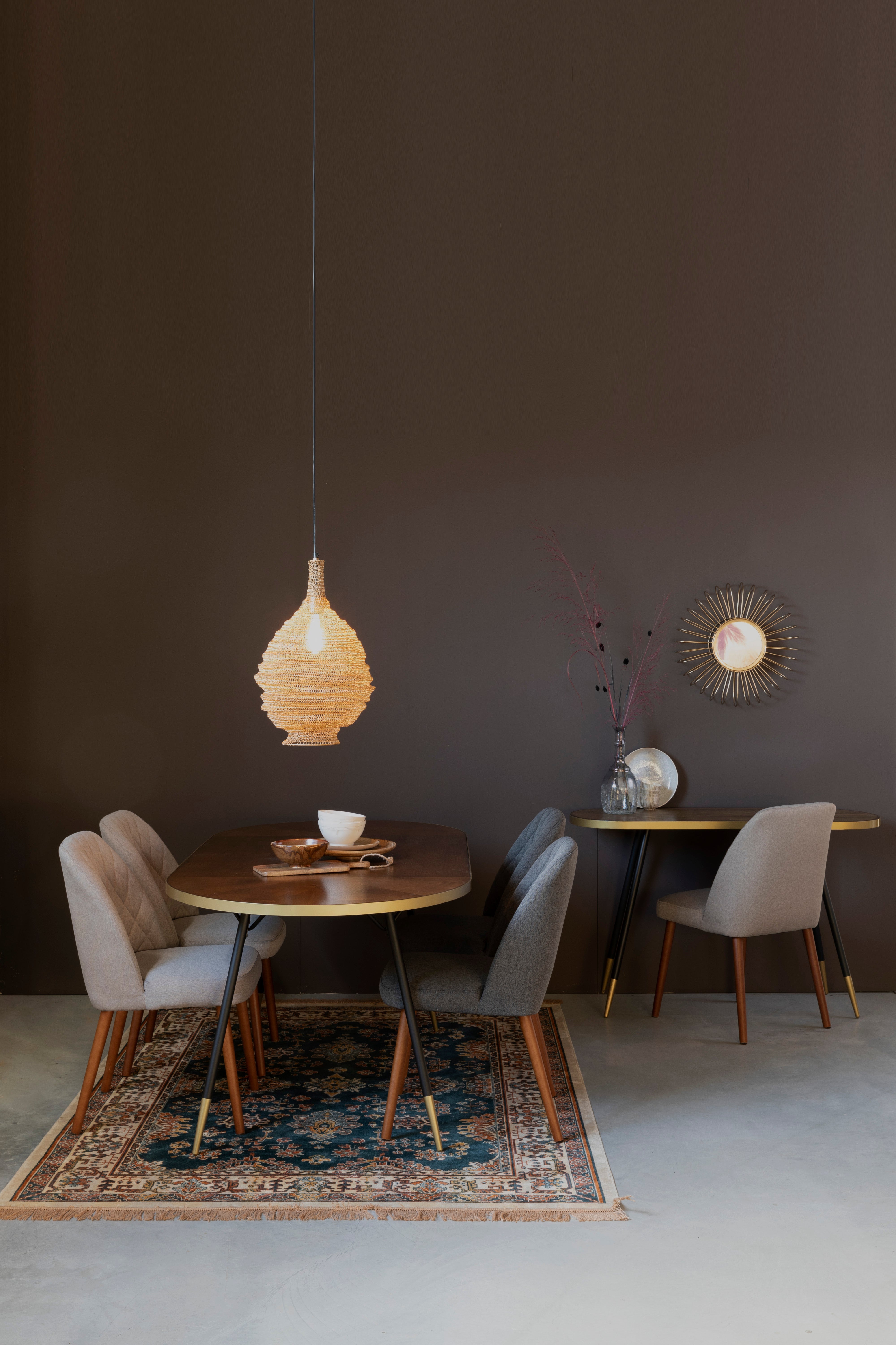 Pendant Lamp Lena M Brass White Label Living Eye on Design
