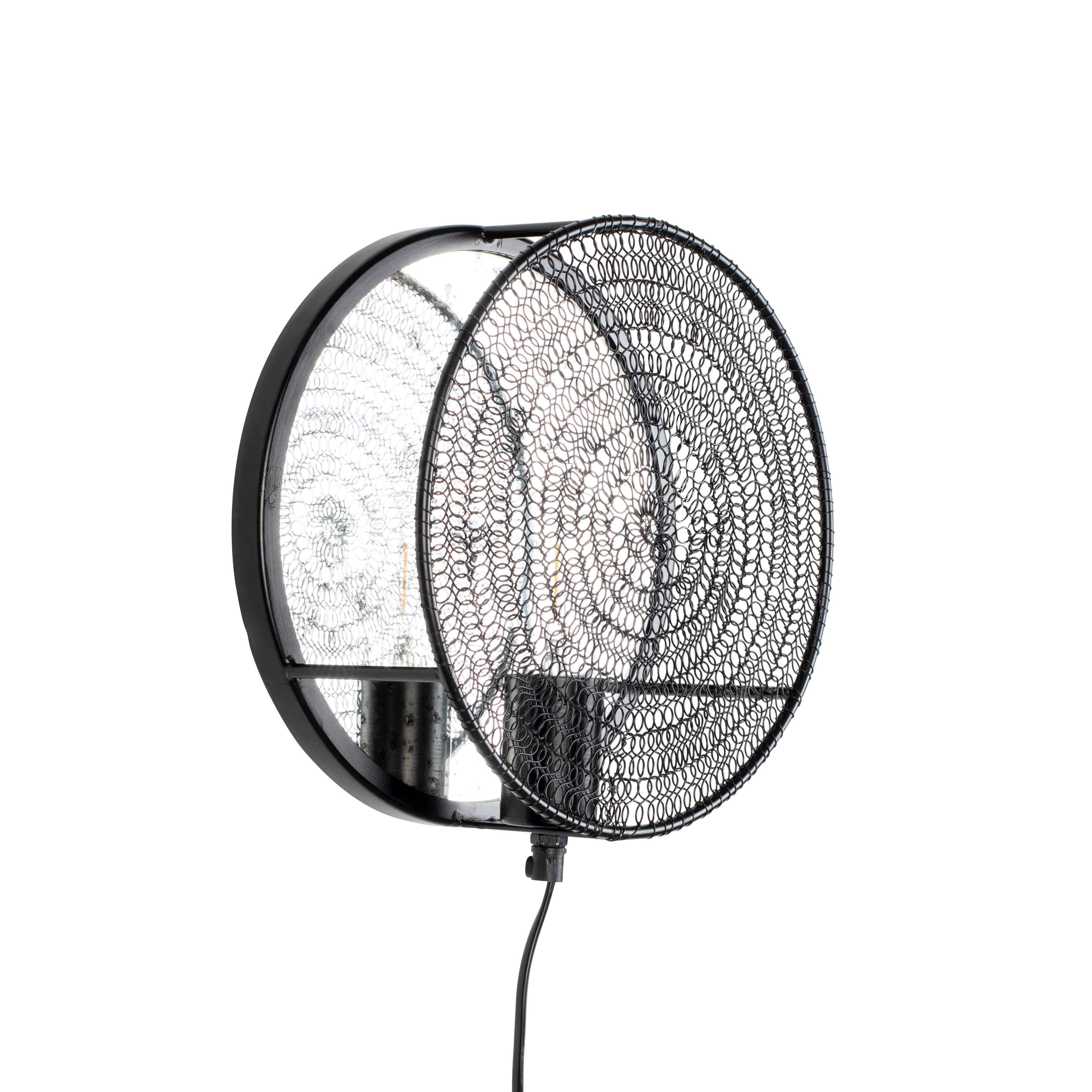 LEA black wall lamp