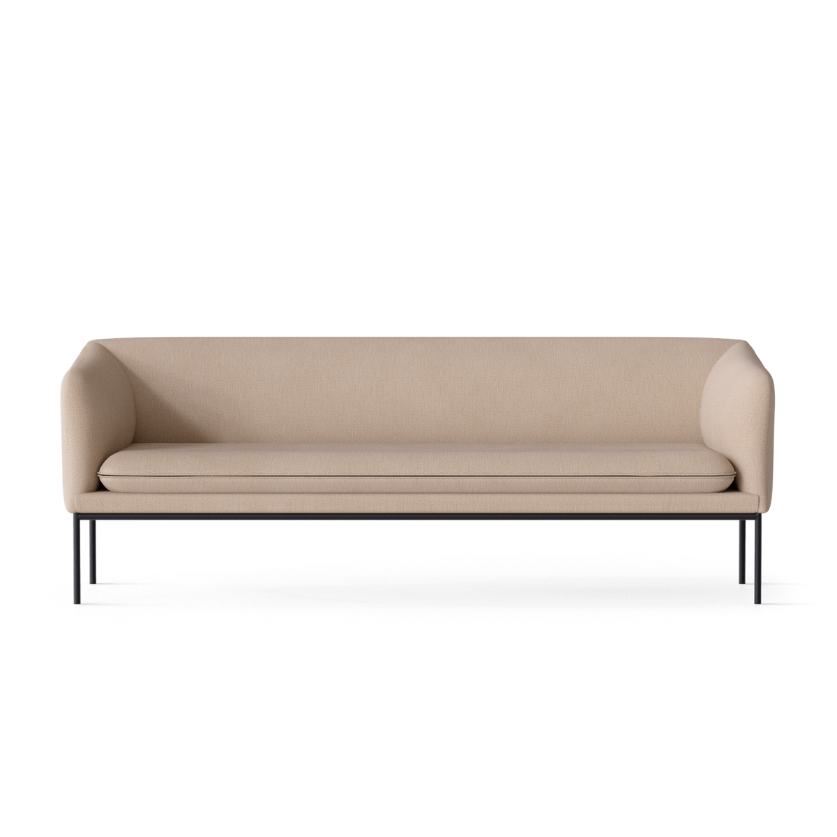 Sofa 3-osobowa TURN beżowy wełna – ferm LIVING