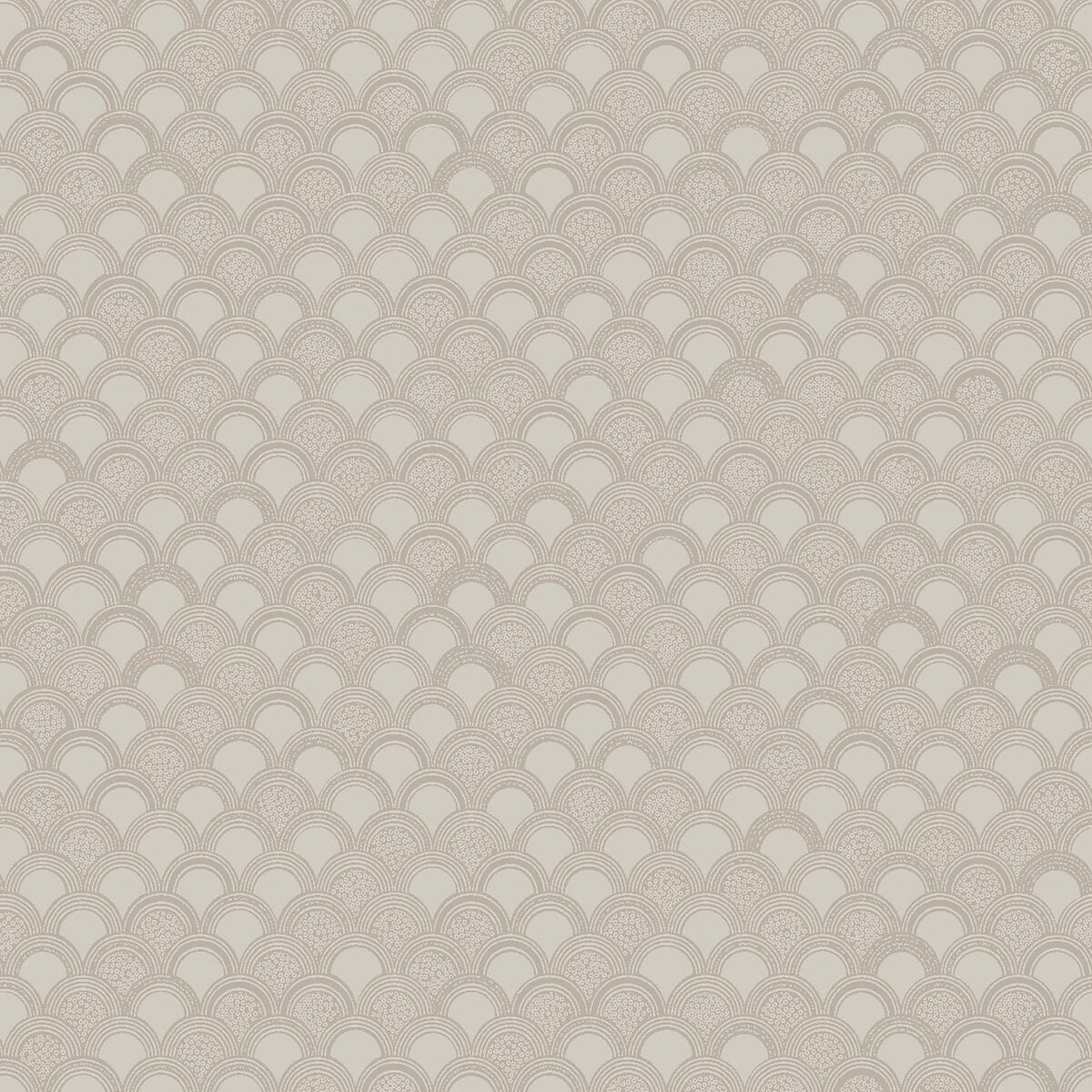 Tapete mit geometrischem Bogenmuster BIRGIT beige