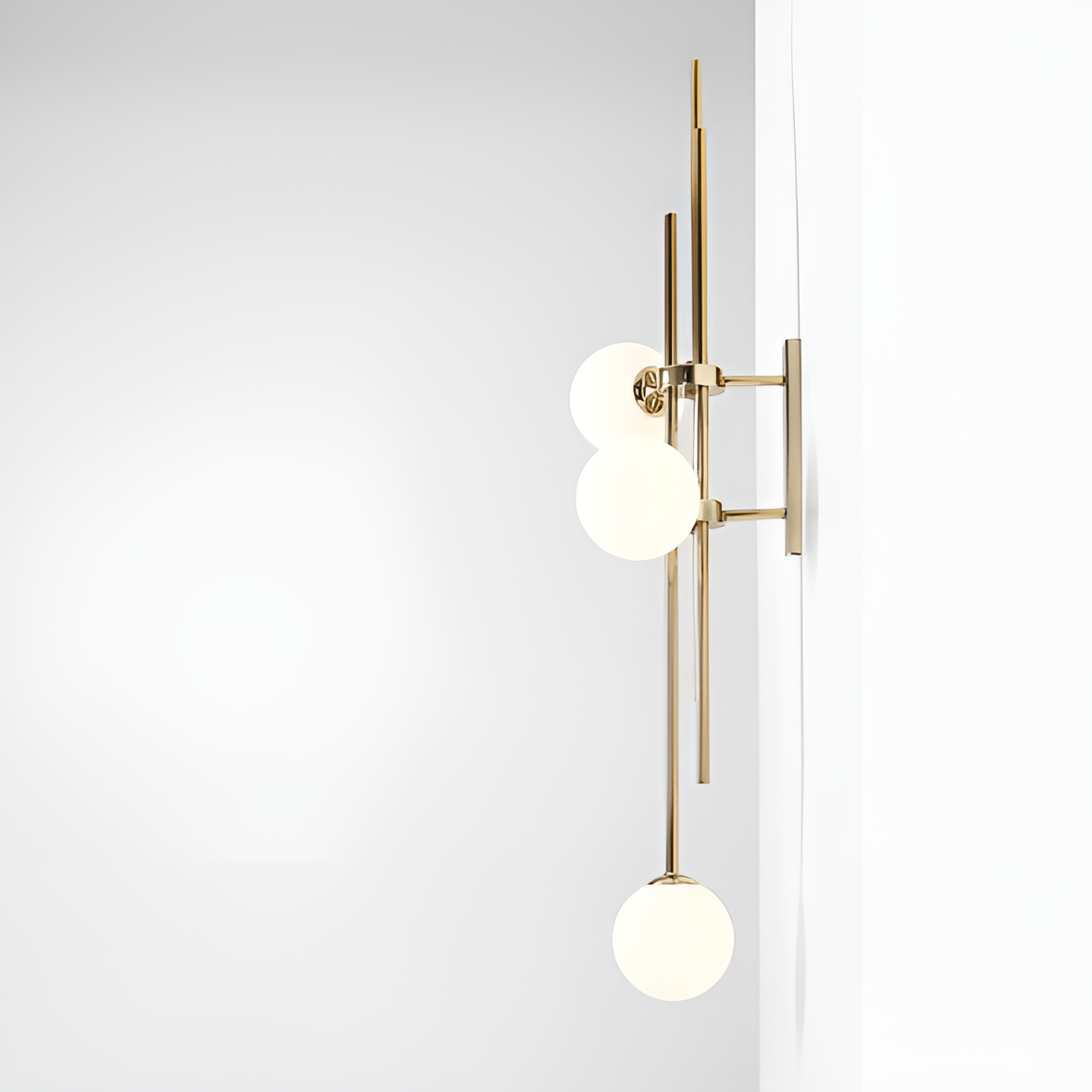Harmony Złoty wall lamp