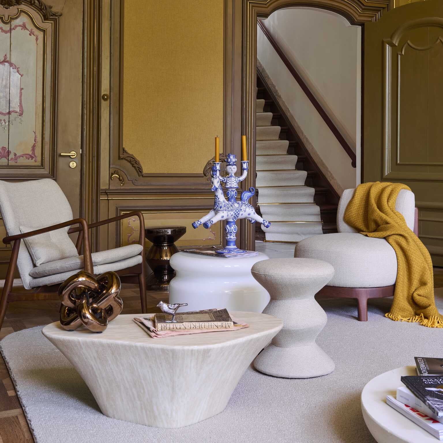 Decorative Figure MOVING CHAIN Copper