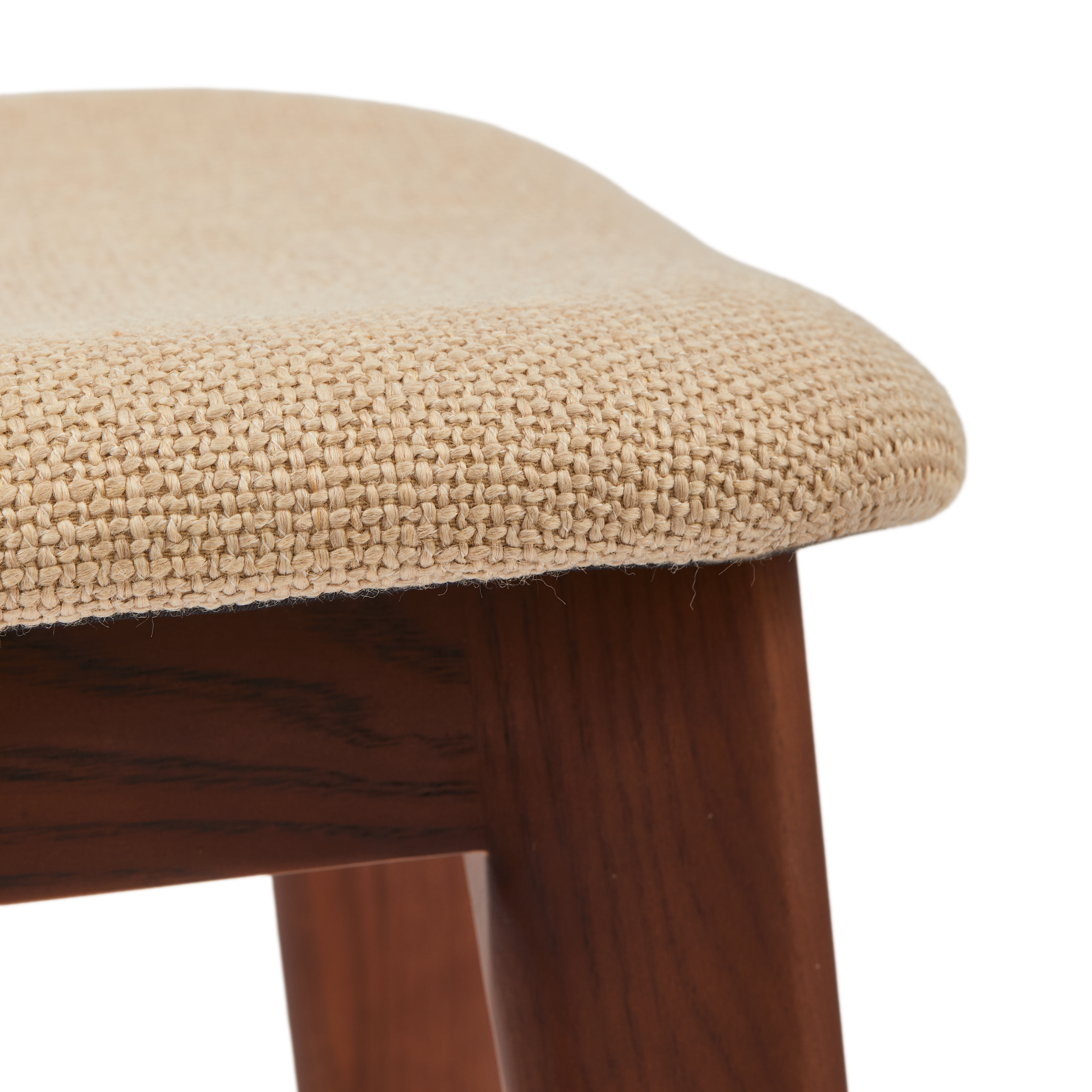 HAPPY DAYS Chair beige with wooden base