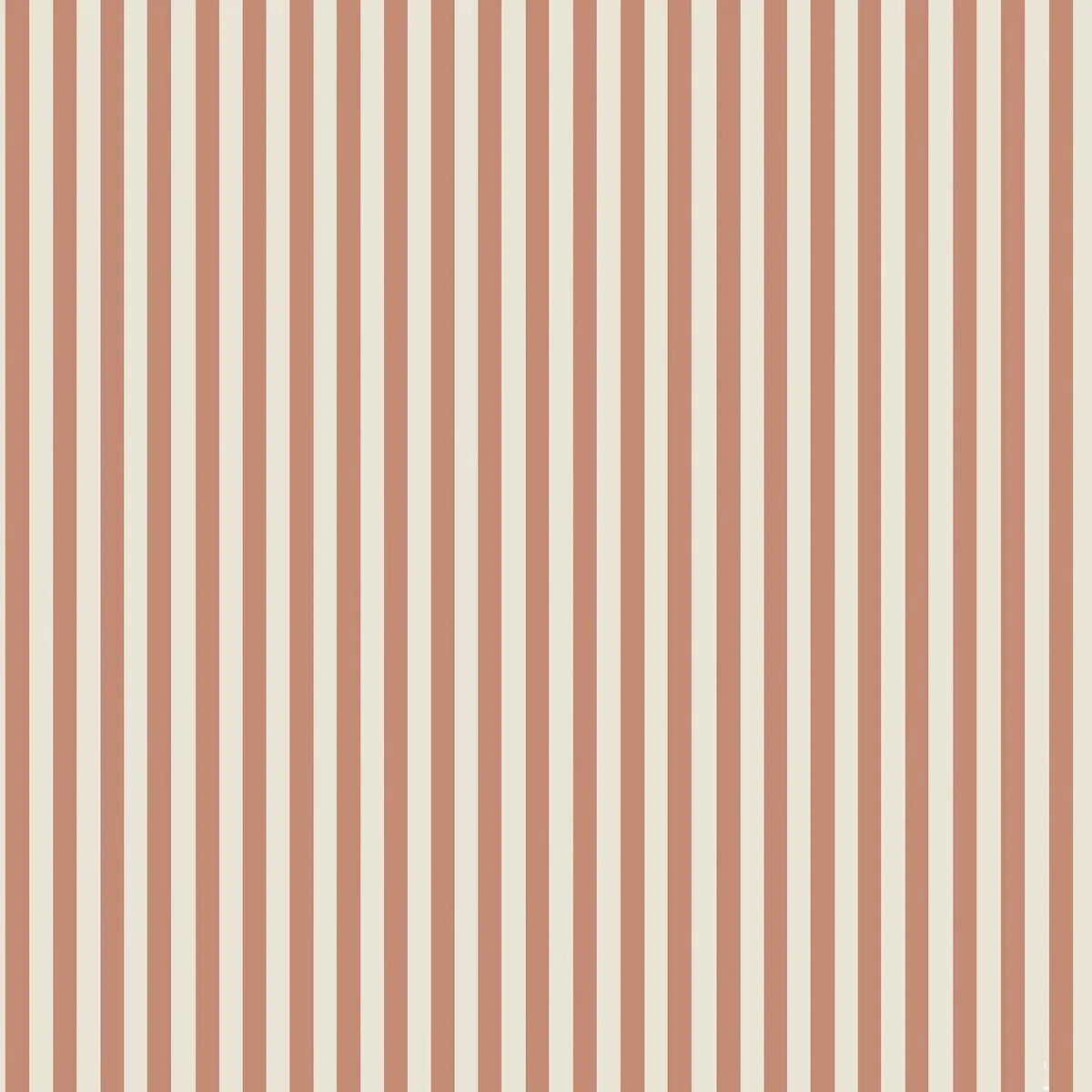 Tapete mit Streifenmuster MÖLLE STRIPE rot mit beige