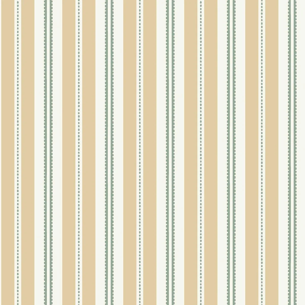 Tapete mit Streifen HEDDA gelb mit weiß