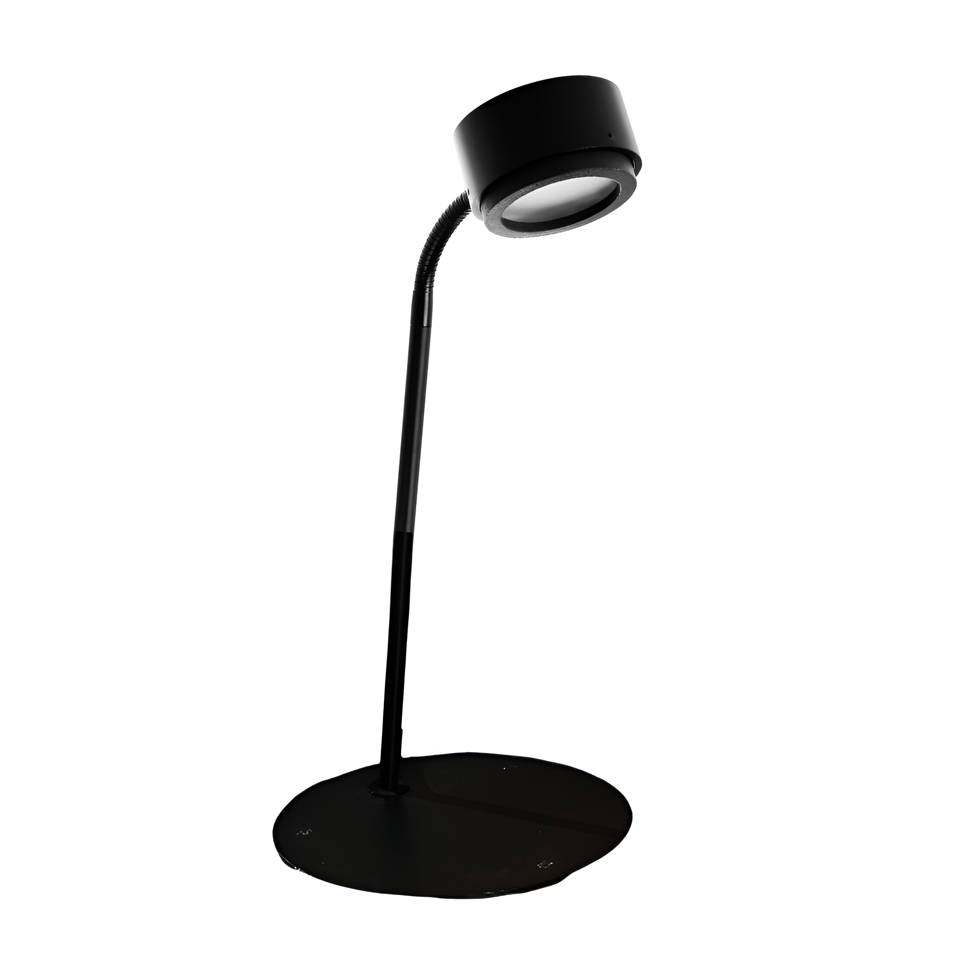 JUBI Tischleuchte schwarz mit Beton