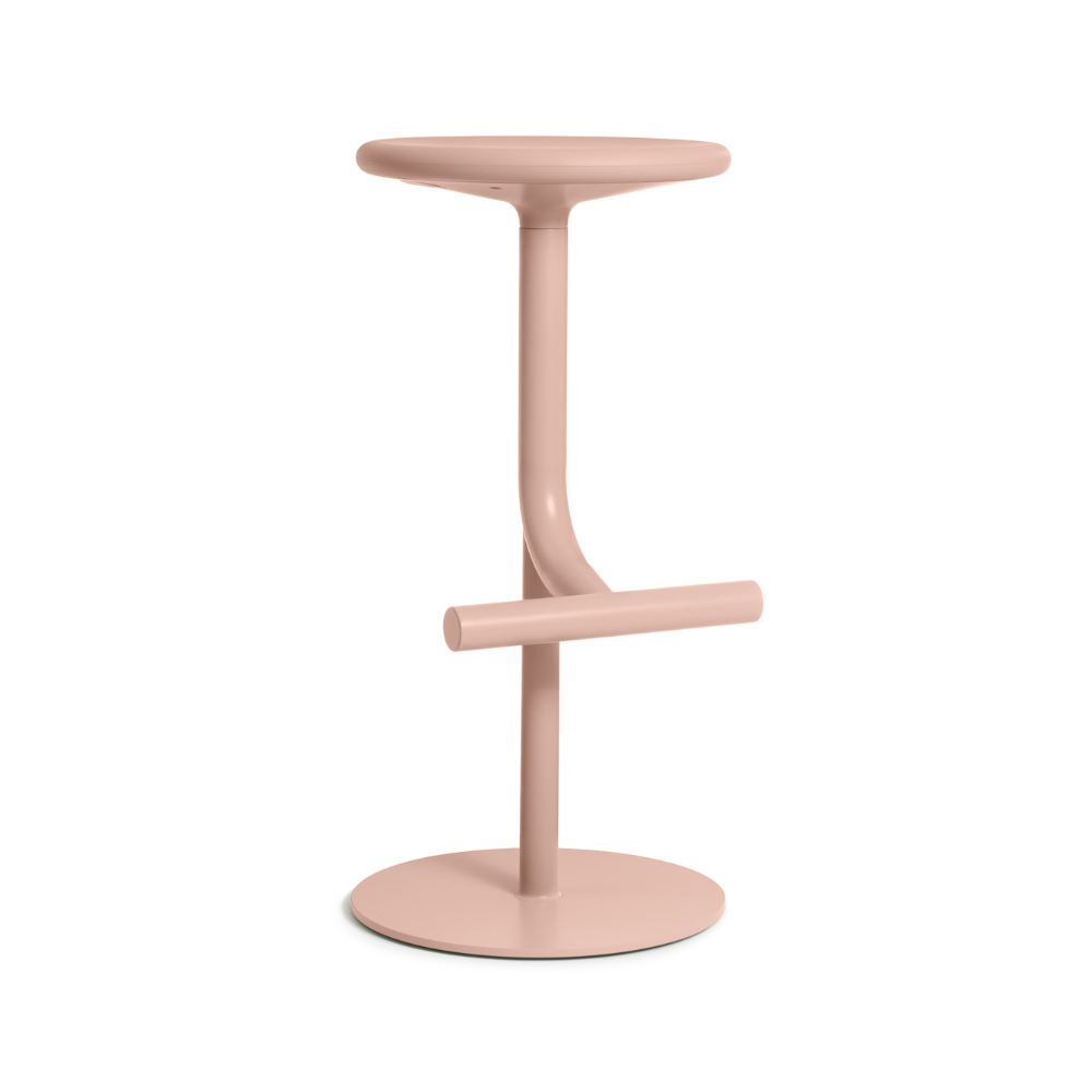 Pink swivel stool TIBU