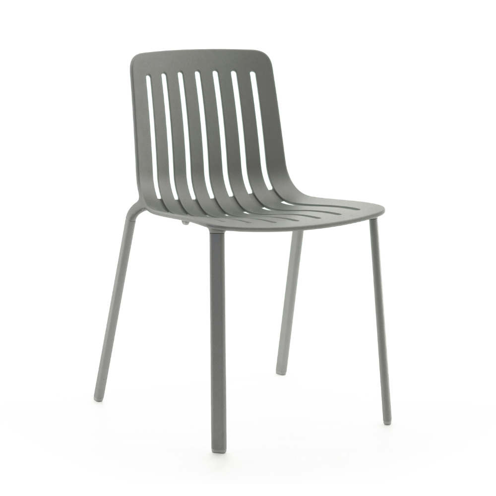 PLATO Outdoor-Stuhl, grau