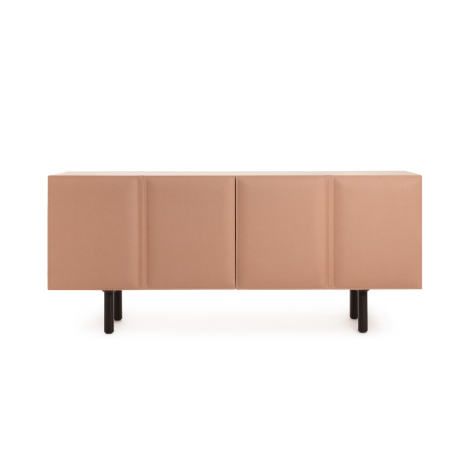 TACITO TV cabinet beige felt