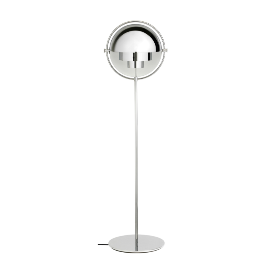MULTI-LITE chrome floor lamp
