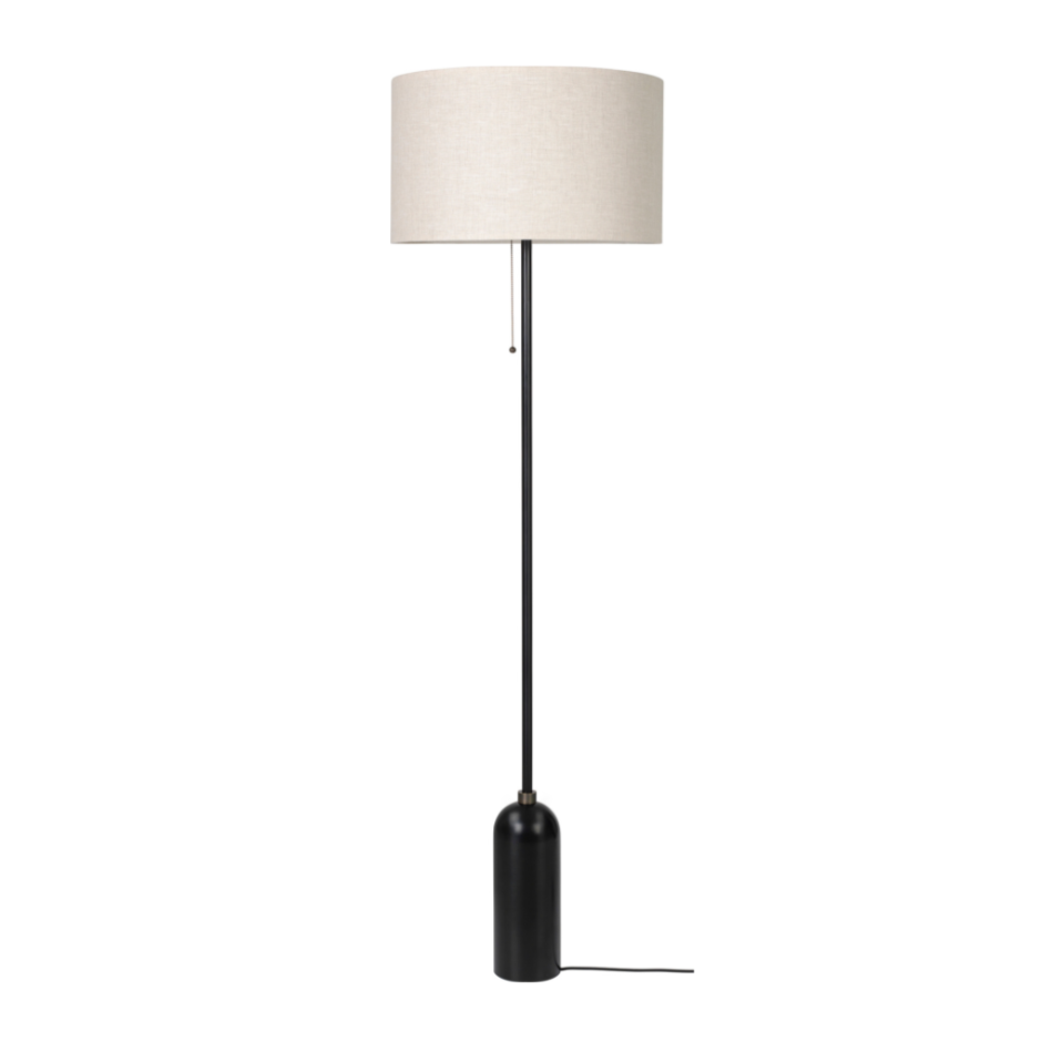 GRAVITY black floor lamp