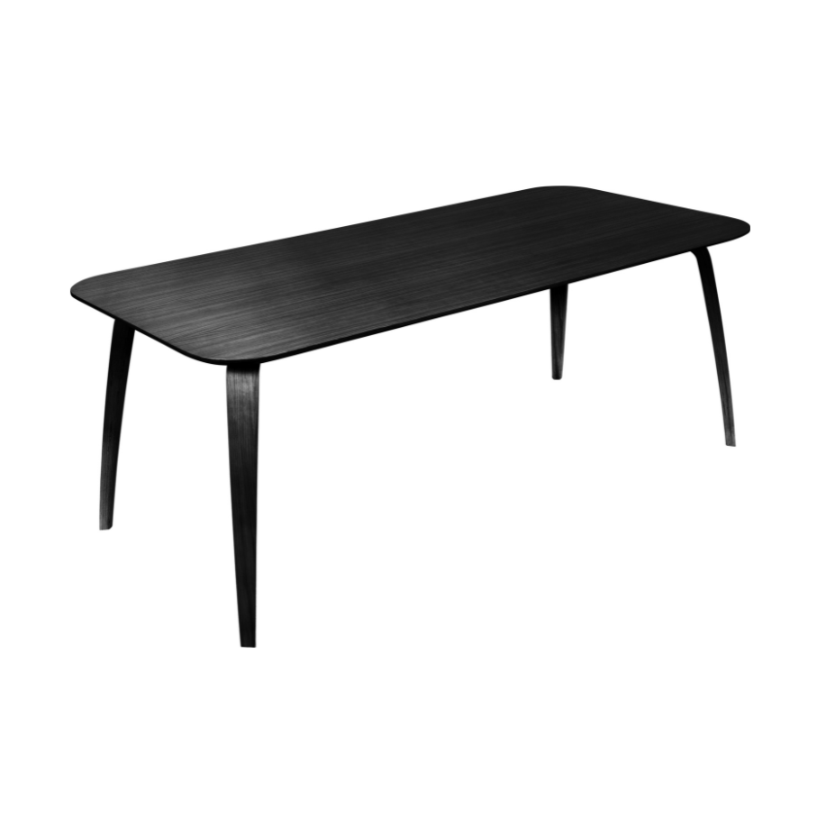 GUBI Tisch aus schwarzem Eschenholz