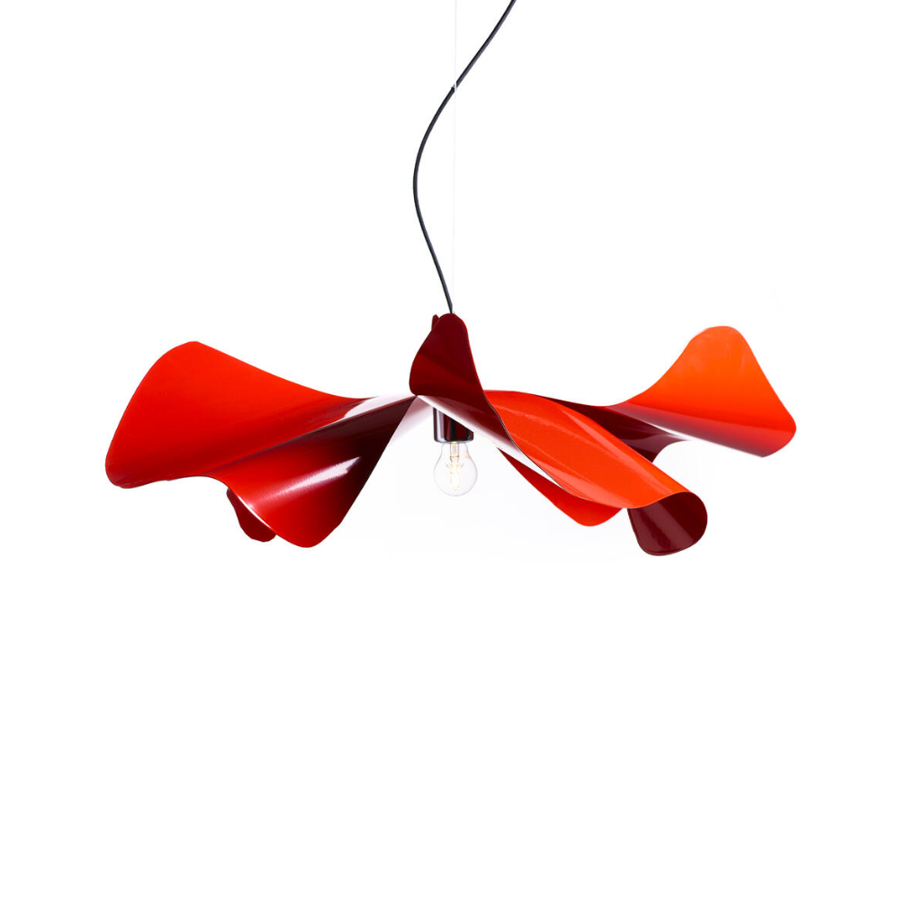 Pendelleuchte PAPAVERO rot