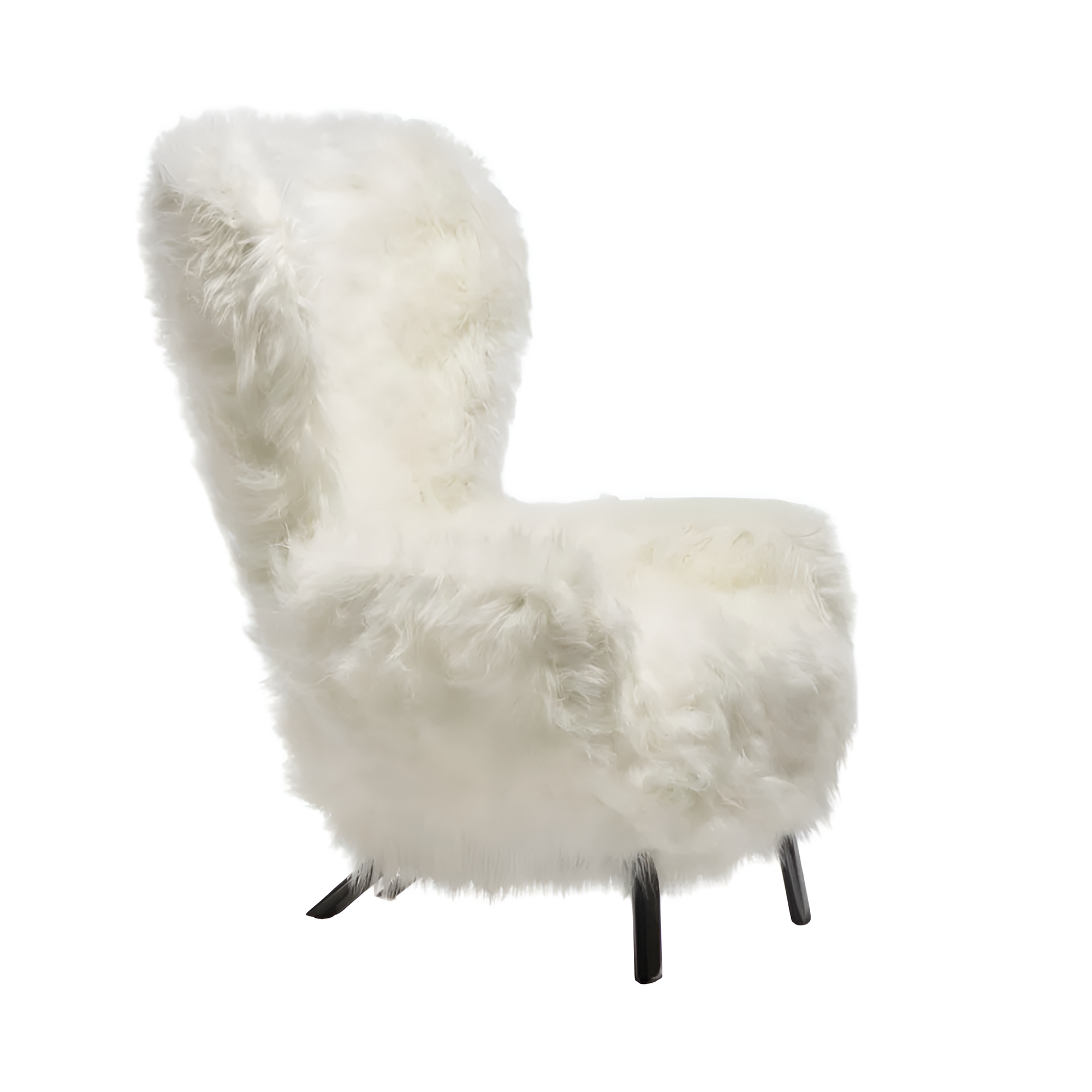 Sessel GUELFO FUR weiß