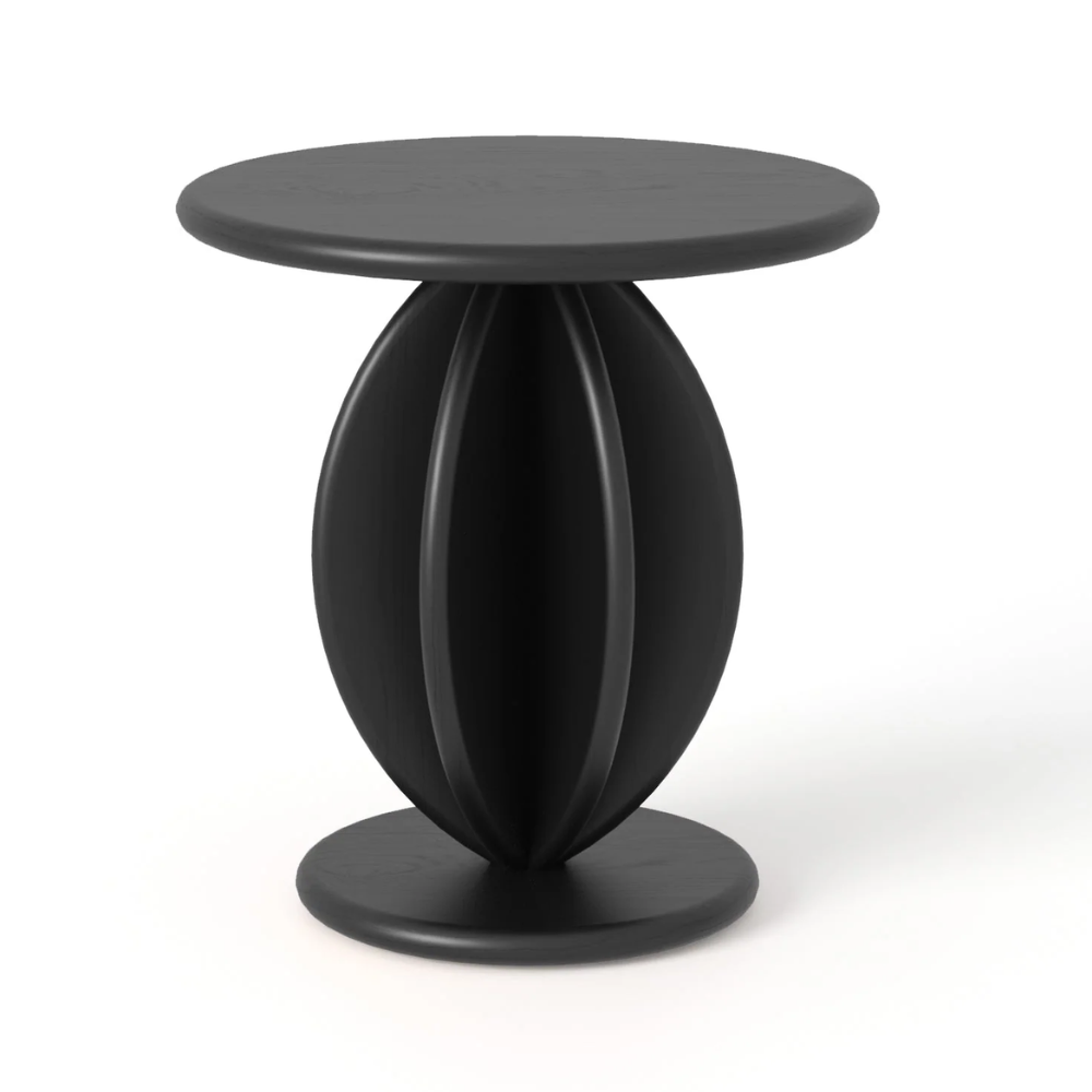 CITRUS Side Table Black Ash Wood