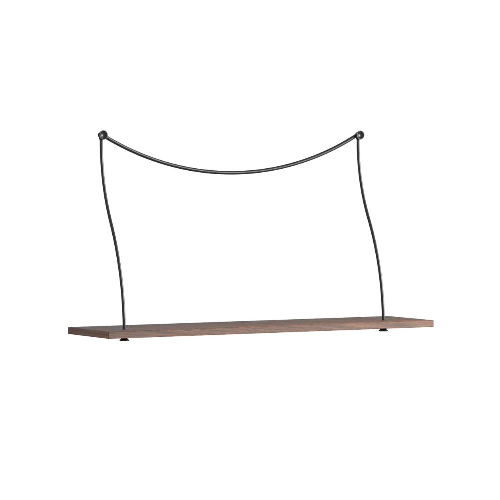 FERRO shelf dark oak wood