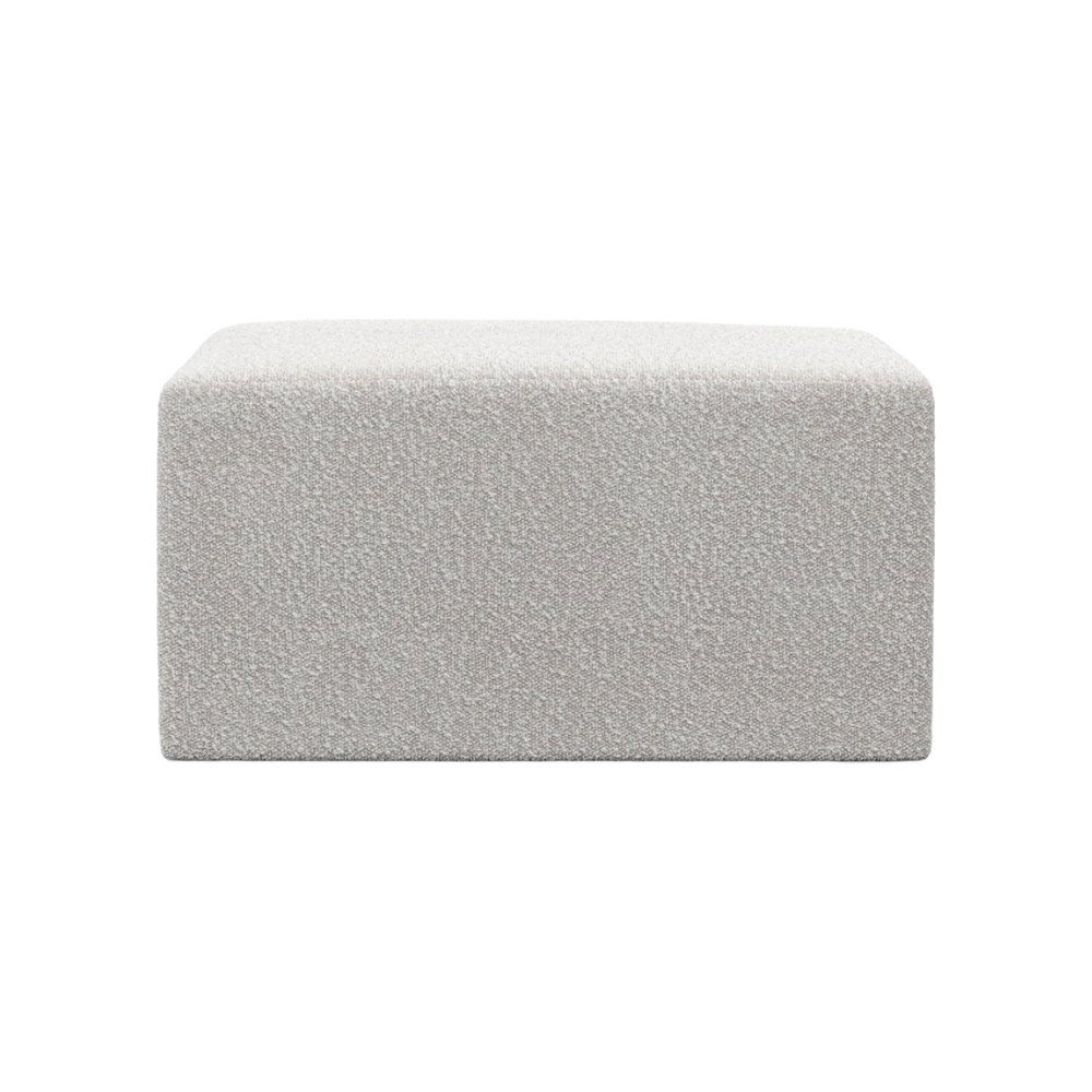 Modulsofa TORI - Hocker hellgrau Boucle