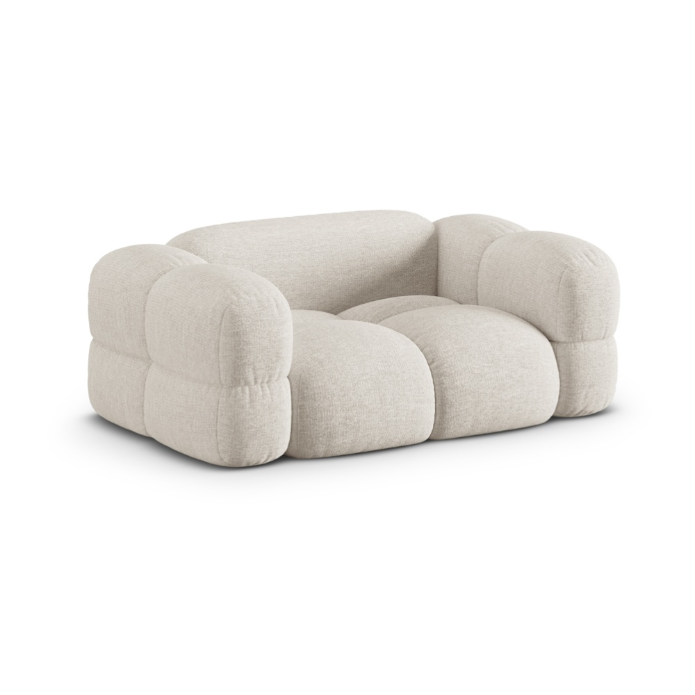 Sofa 2-sitzig LORETTO hellbeige