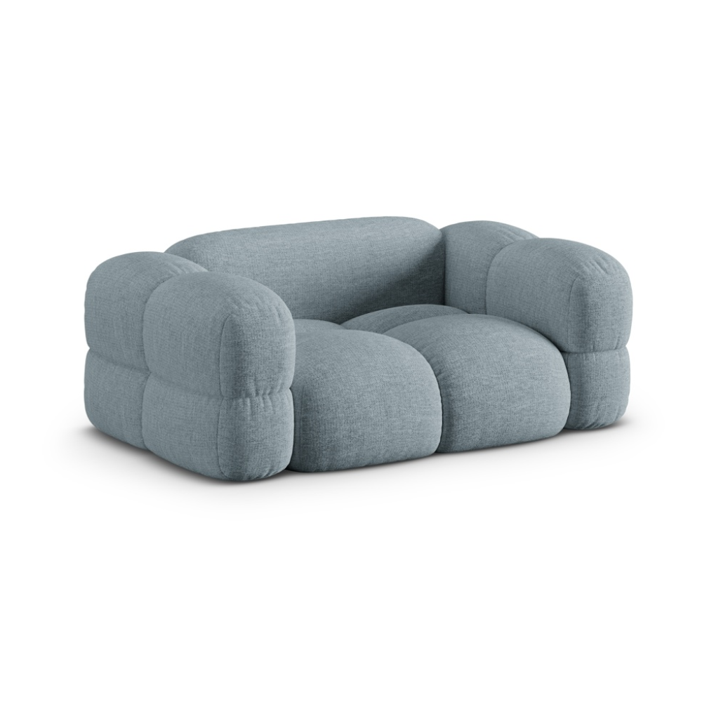 Sofa 2-sitzig LORETTO pastellblau