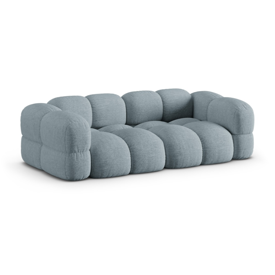 Sofa für 4 Personen LORETTO pastellblau