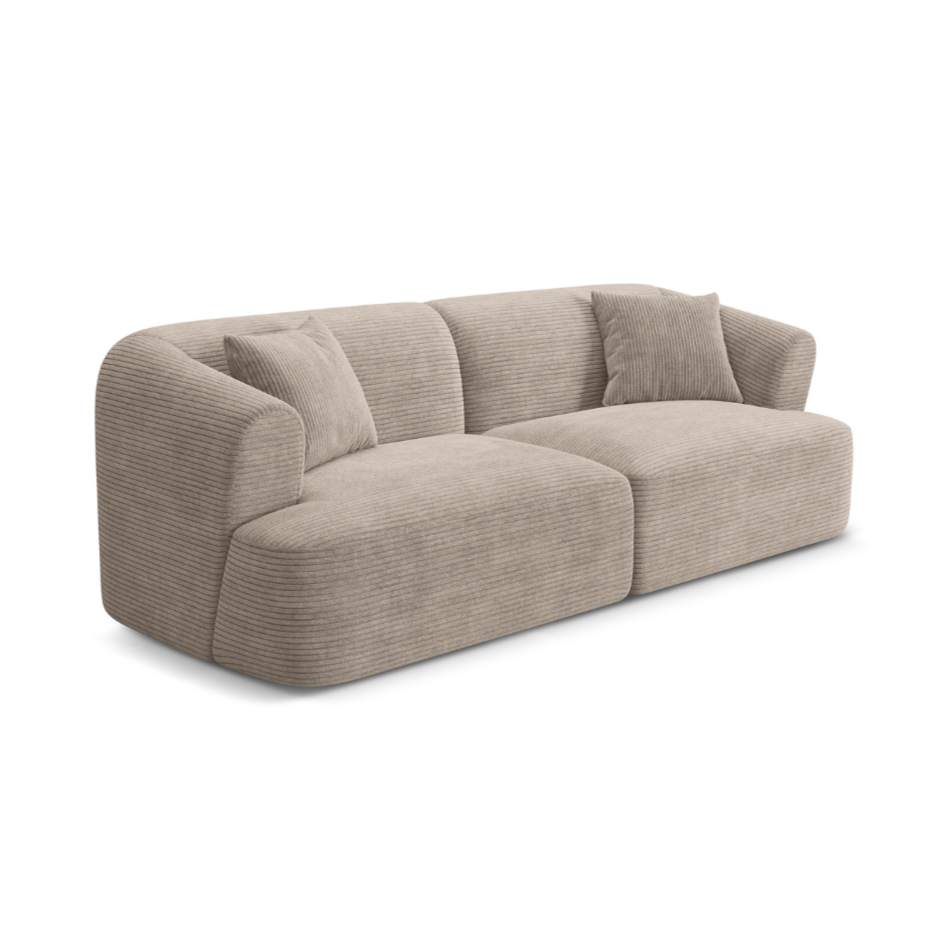 Sofa 3-sitzig CAMPI beige Cord