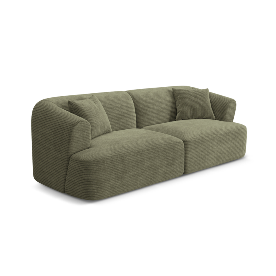 Sofa 3-Sitzer CAMPI grün Cord