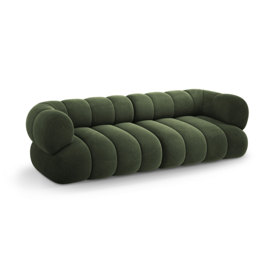 Sofa aus Samt für 4 Personen KOGE grün