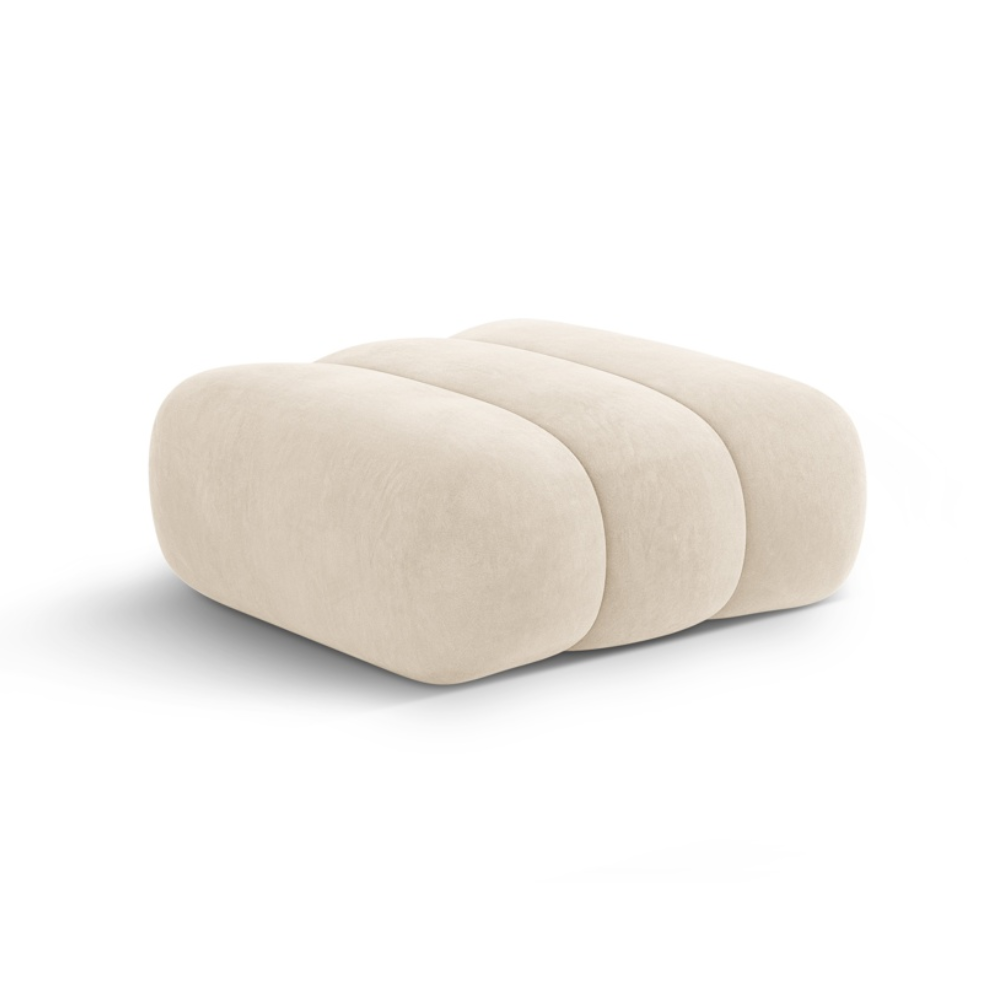 Samt Pouf KOGE beige