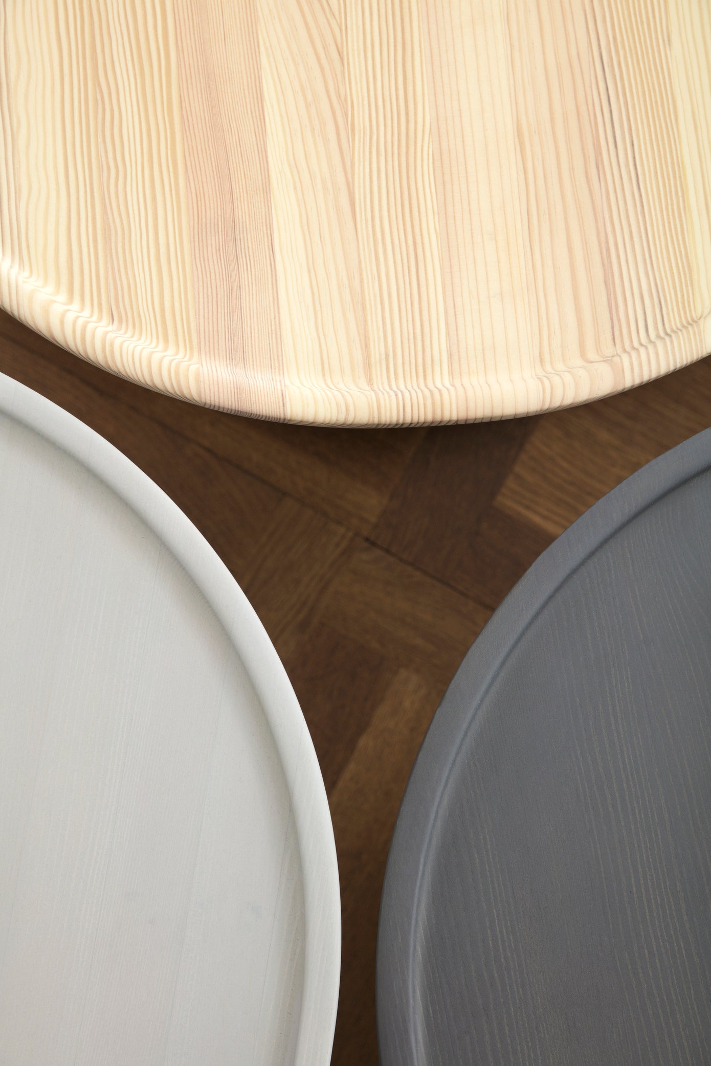 Pine navy blue coffee table