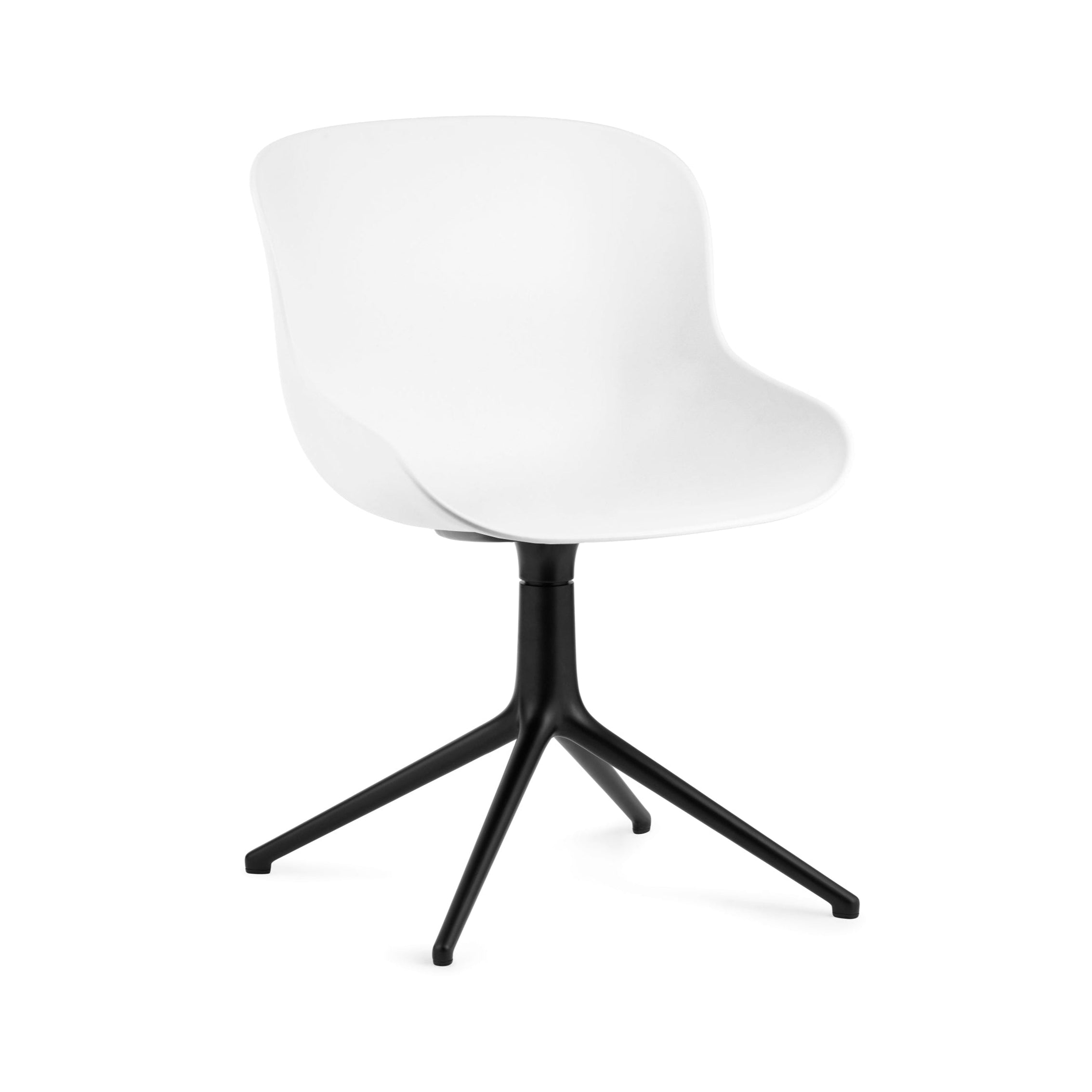 Hyg 4L white office chair with a black base