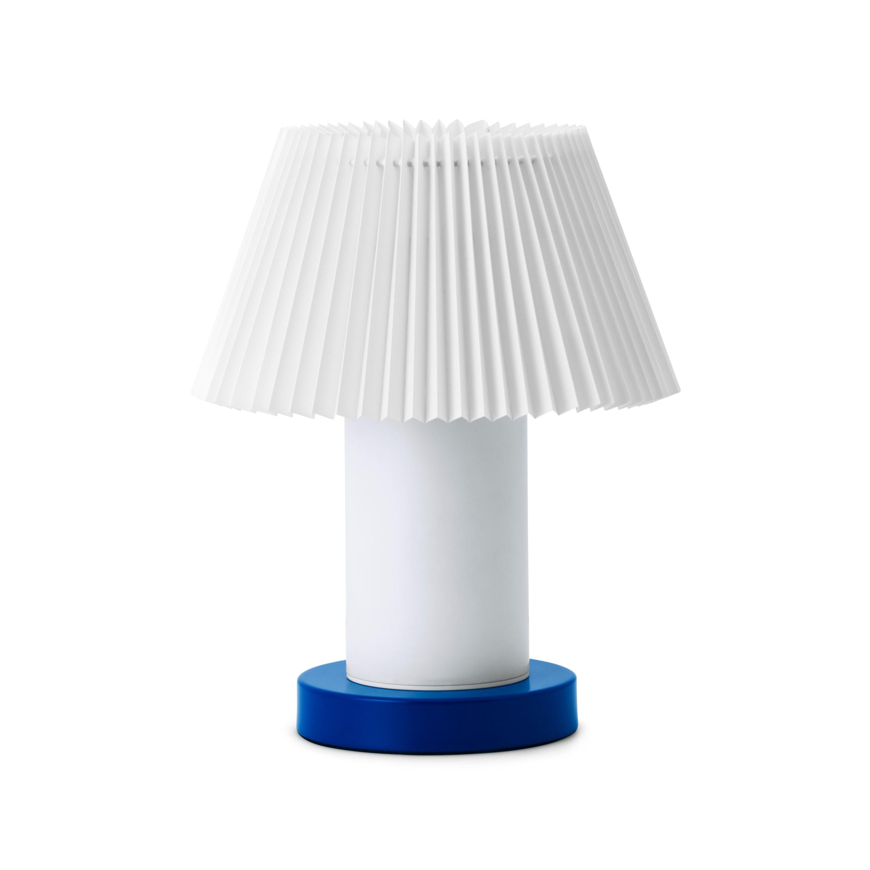 CELLU table lamp white with blue base
