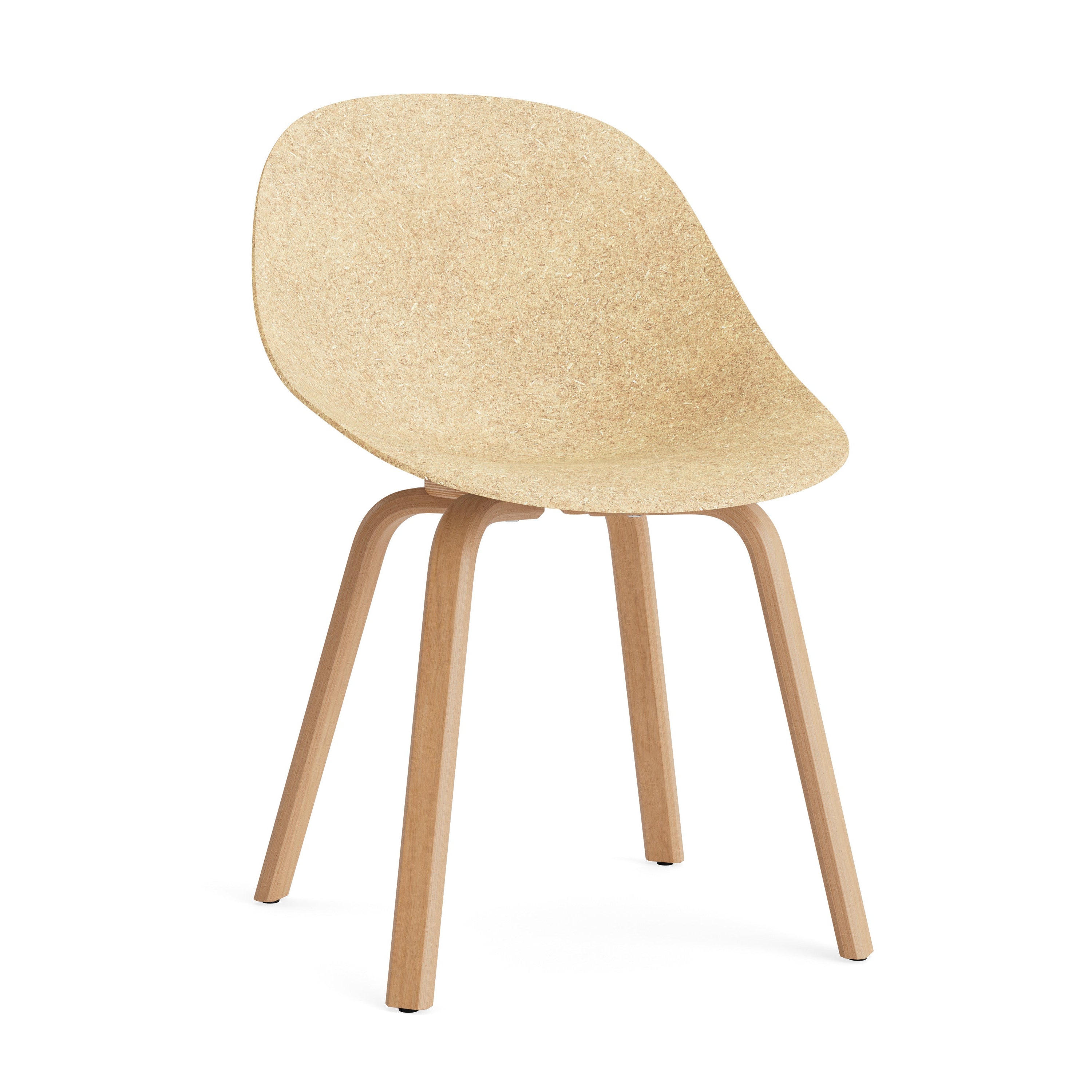 Chair Mat Beige with a beech base