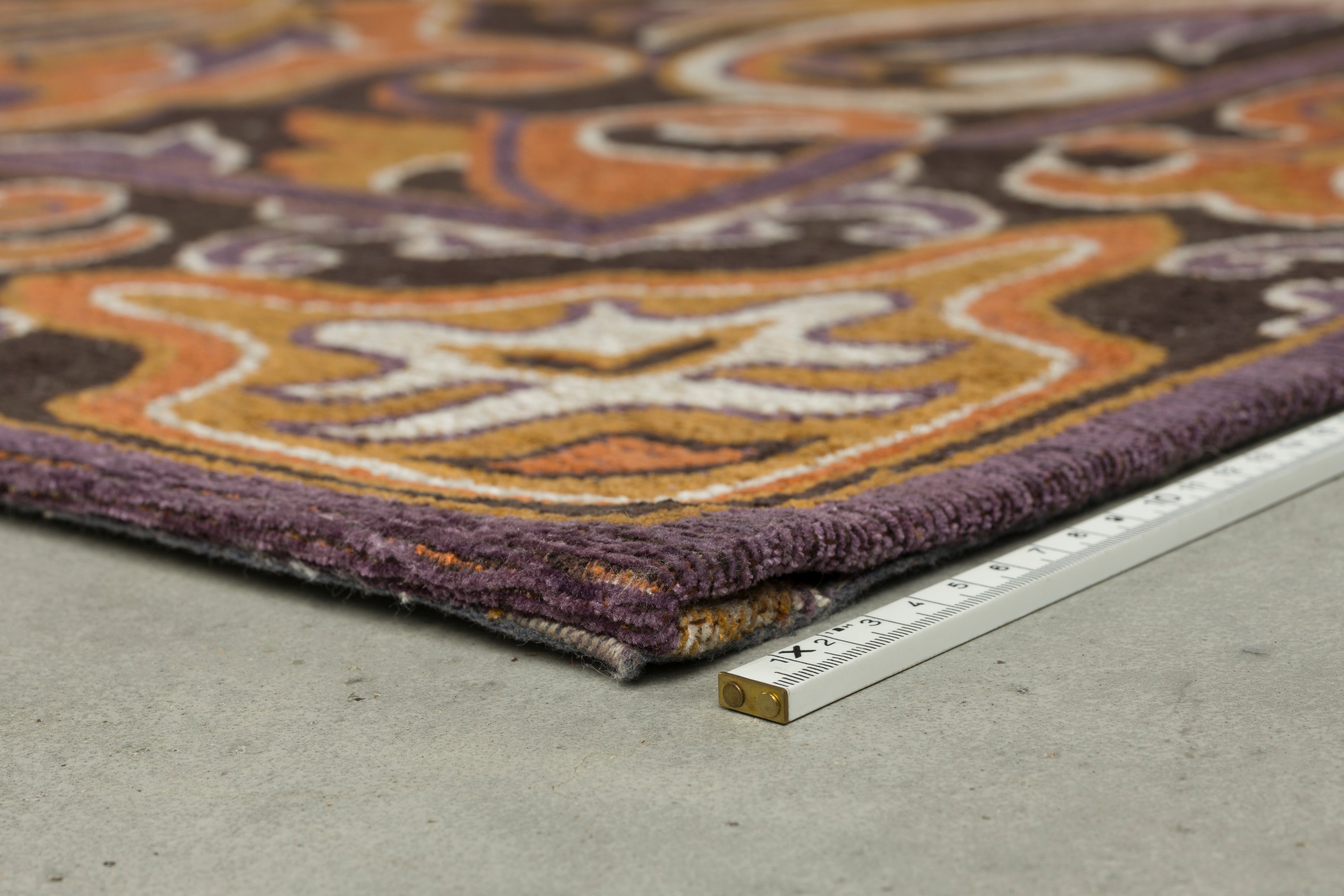 Teppich BASHMIRA orange mit braun