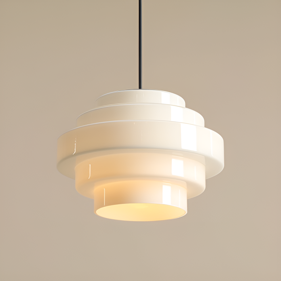 Hanging lamp milk filo