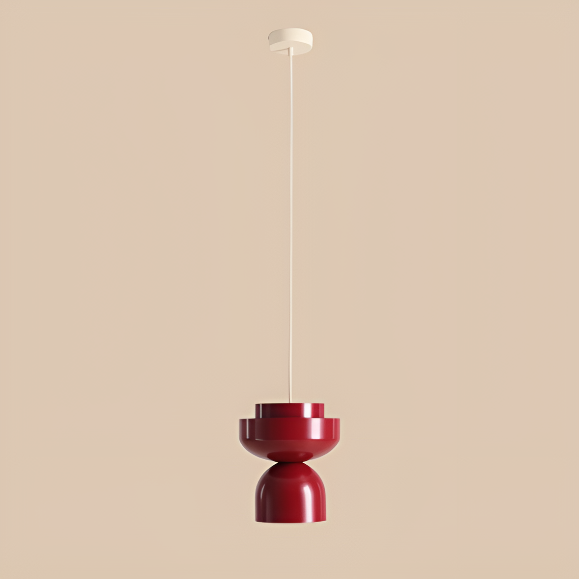 Hanging lamp burgundy