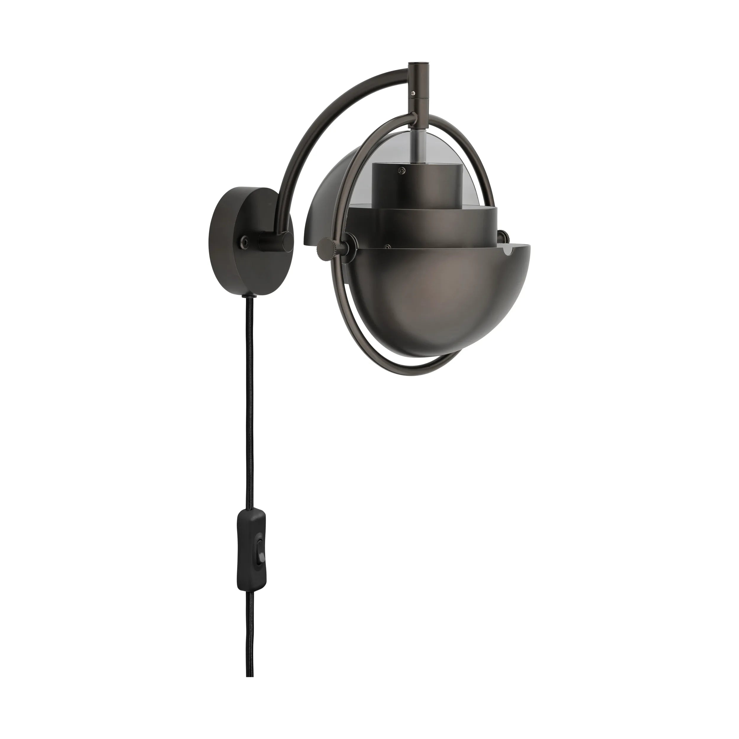 Wandleuchte MULTI-LITE schwarz glänzend