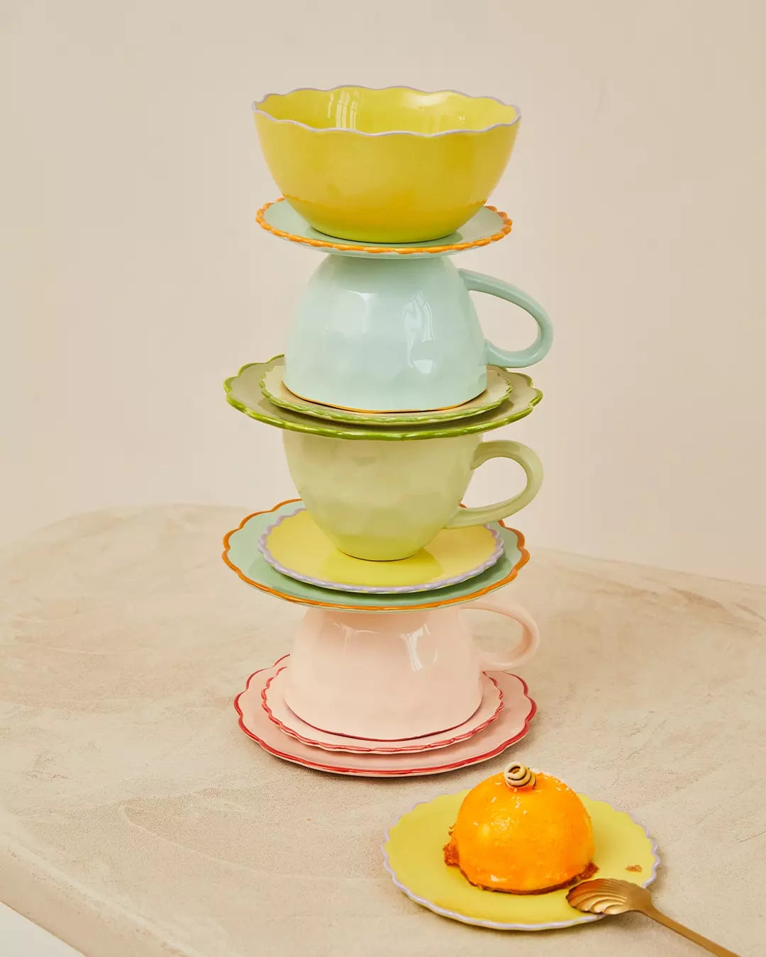Miska ceramiczna GOOD MORNING gelb
