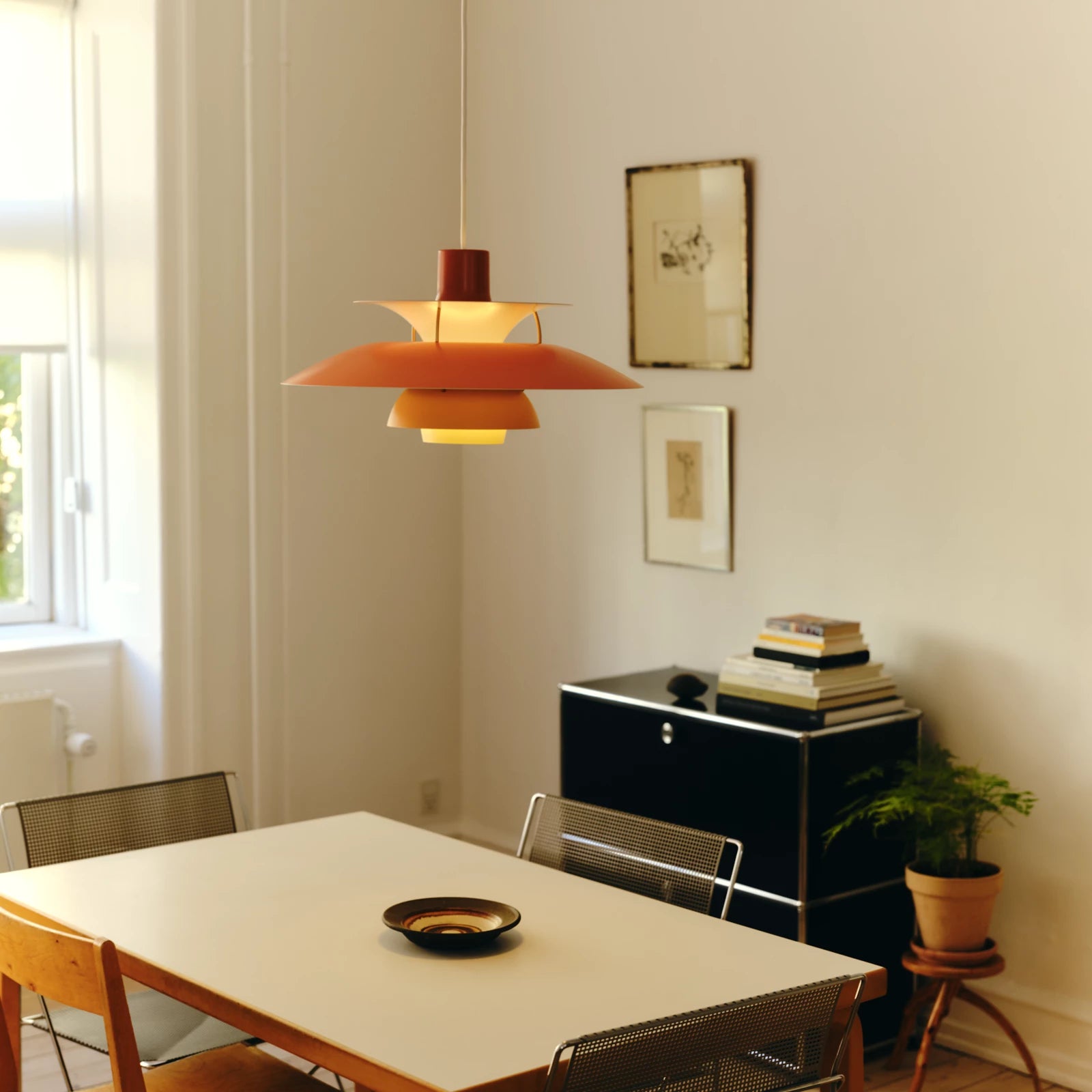 Lampa wisząca PH 5 pomarańczowy