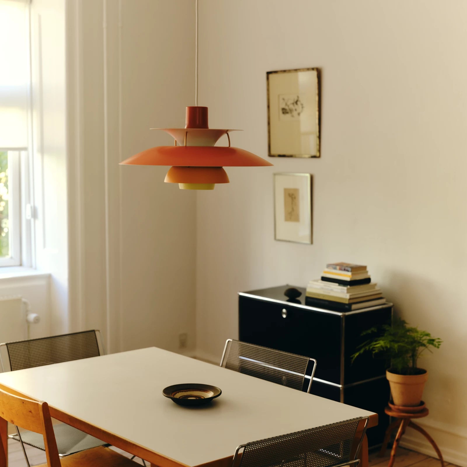 Lampa wisząca PH 5 pomarańczowy