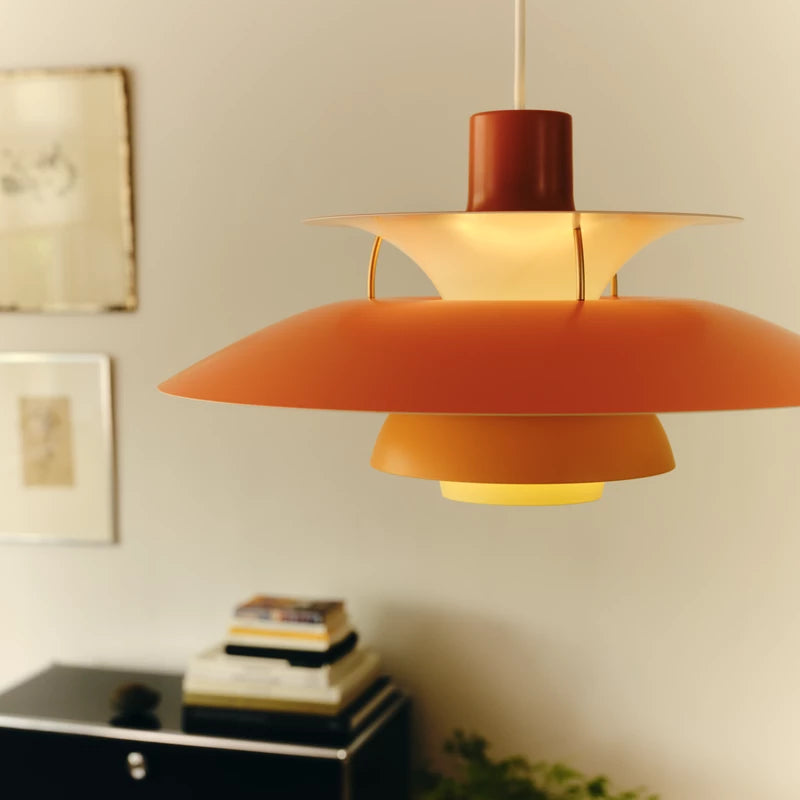 Lampa wisząca PH 5 pomarańczowy