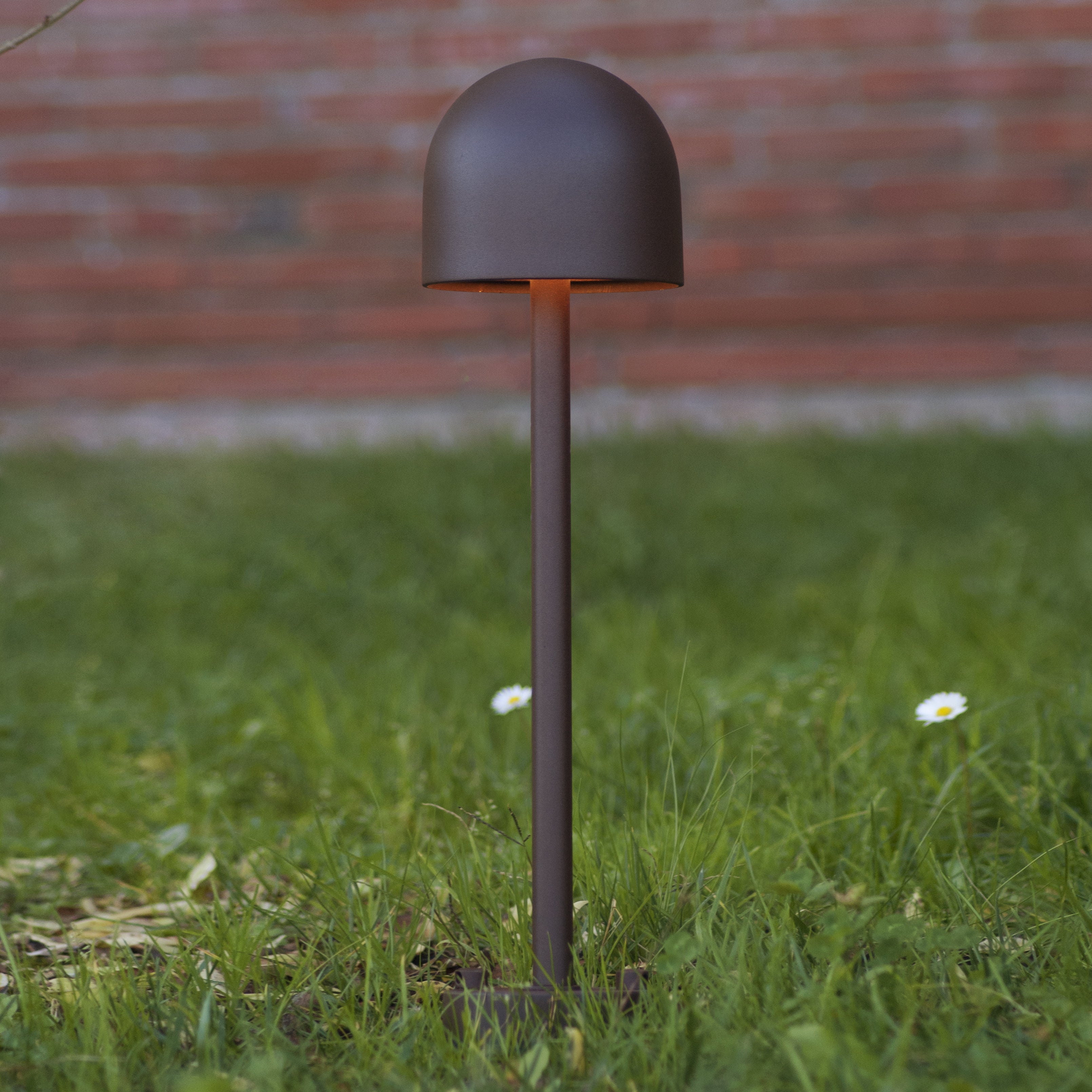 Bodenlampe für den Außenbereich BOLETO braun